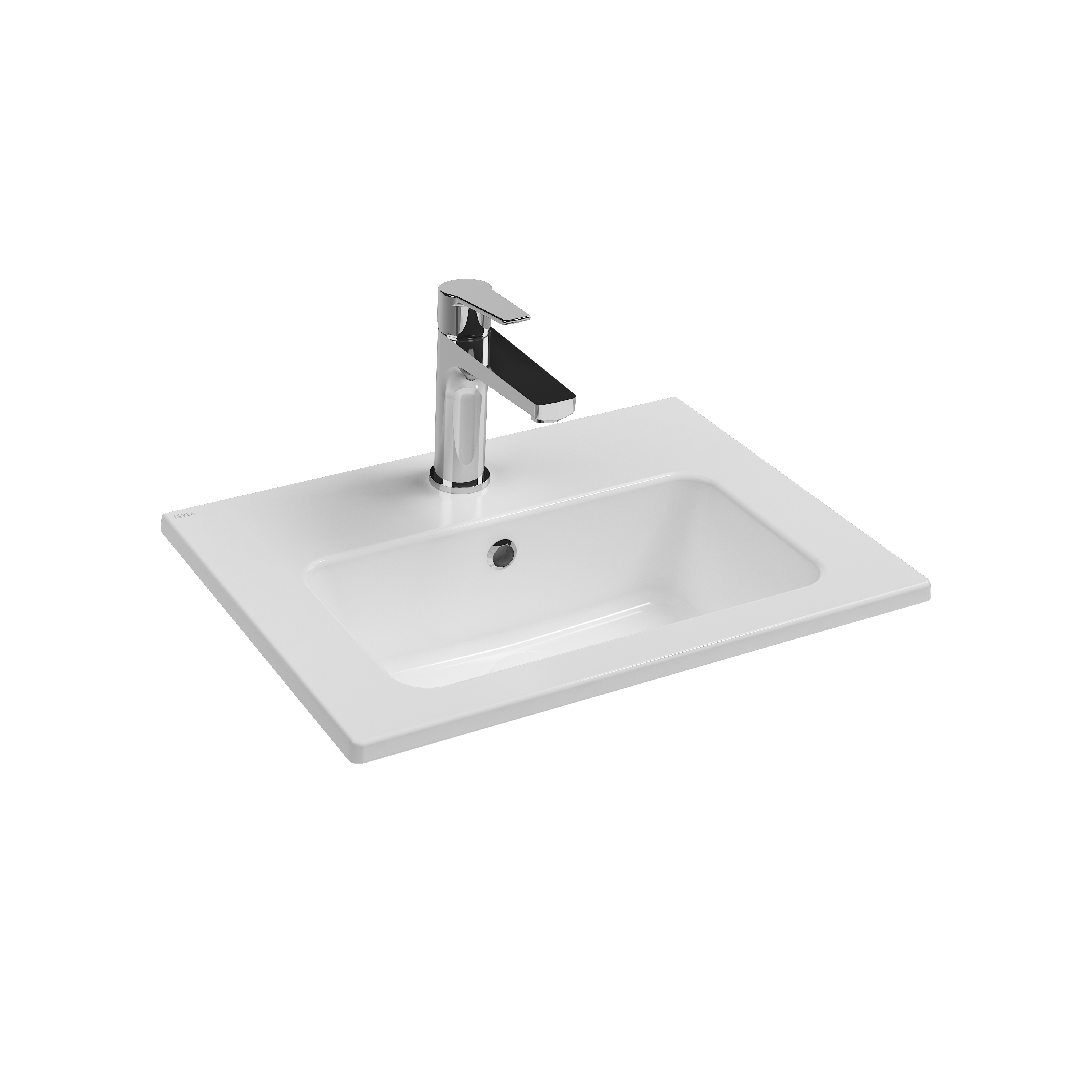 SistemaT Flat Washbasin, 24’’