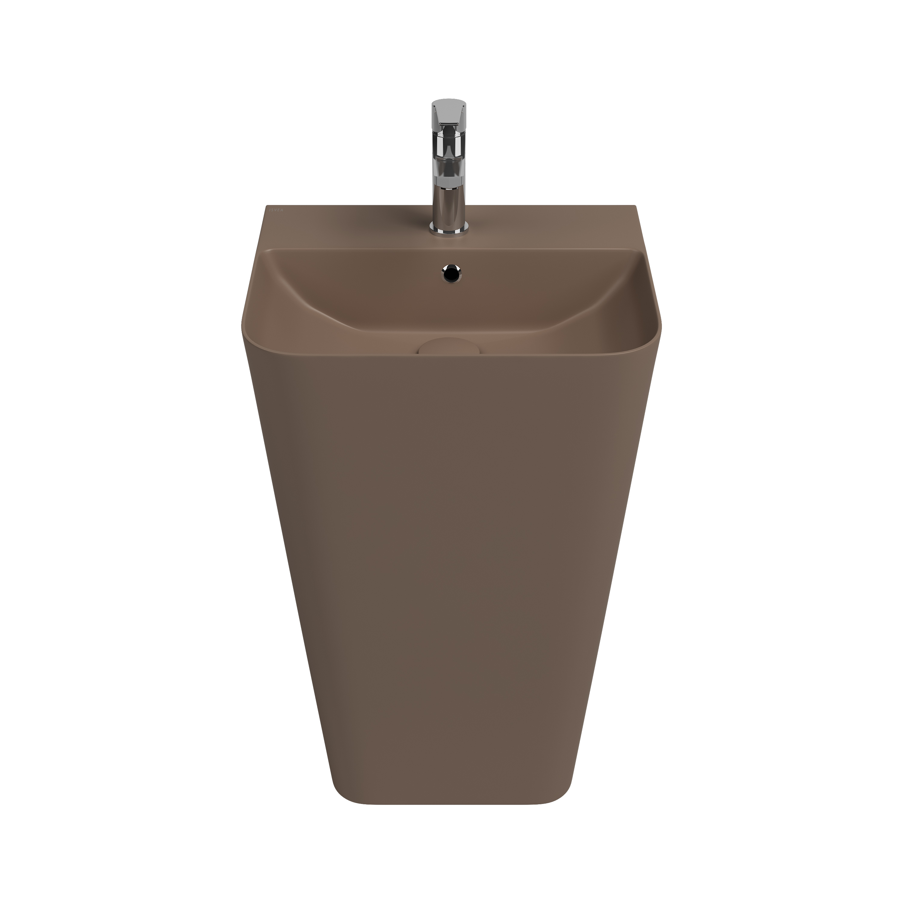 Sott'Aqua Monoblock Washbasin 50 cm Taupe