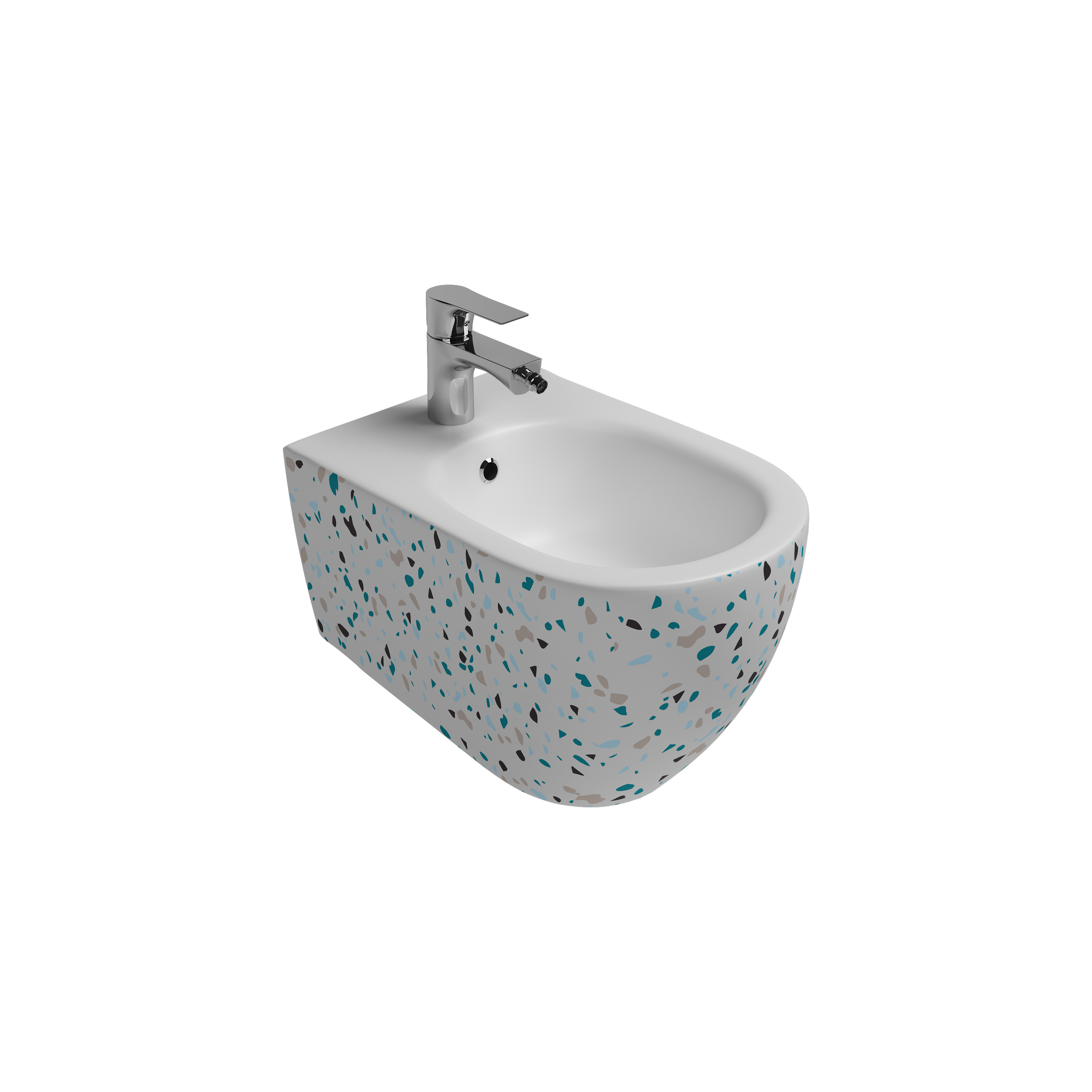 Countertop Washbasin 24’’ Terrazzo Ivory