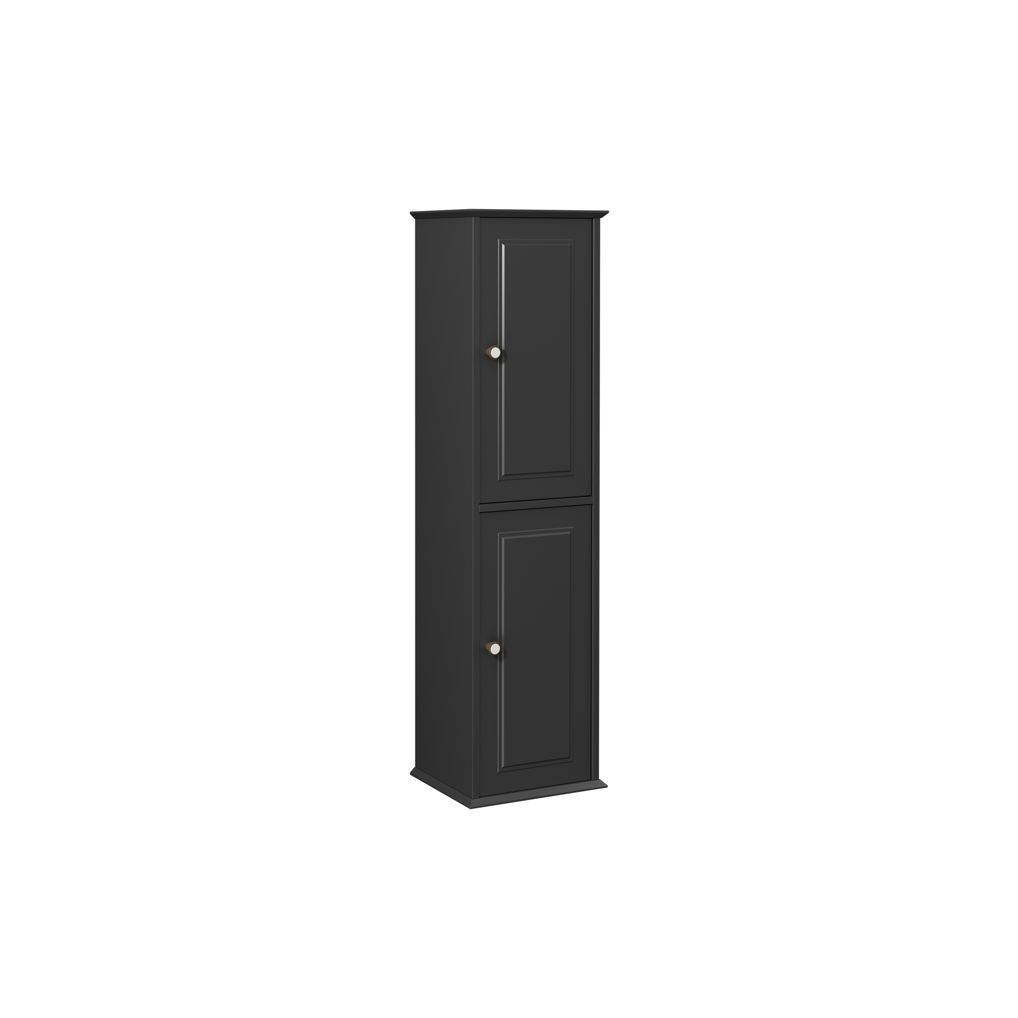 Siento Tall Cabinet, Thermoform Cashmere Right 35 cm