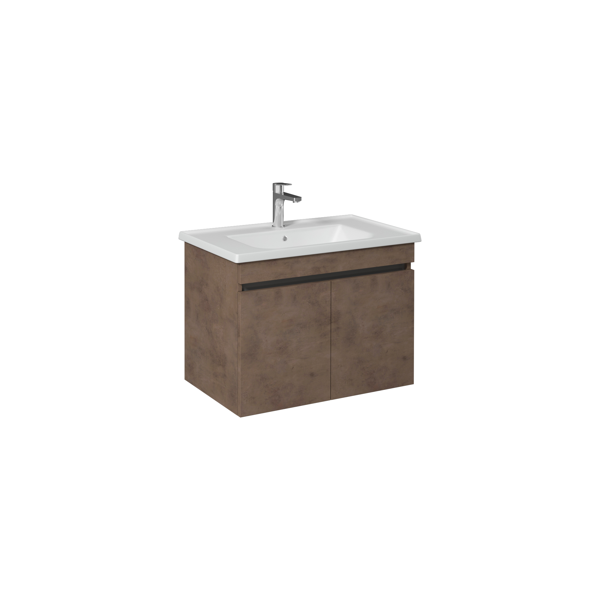 Trio Washbasin Cabinet, Detroit 65 cm