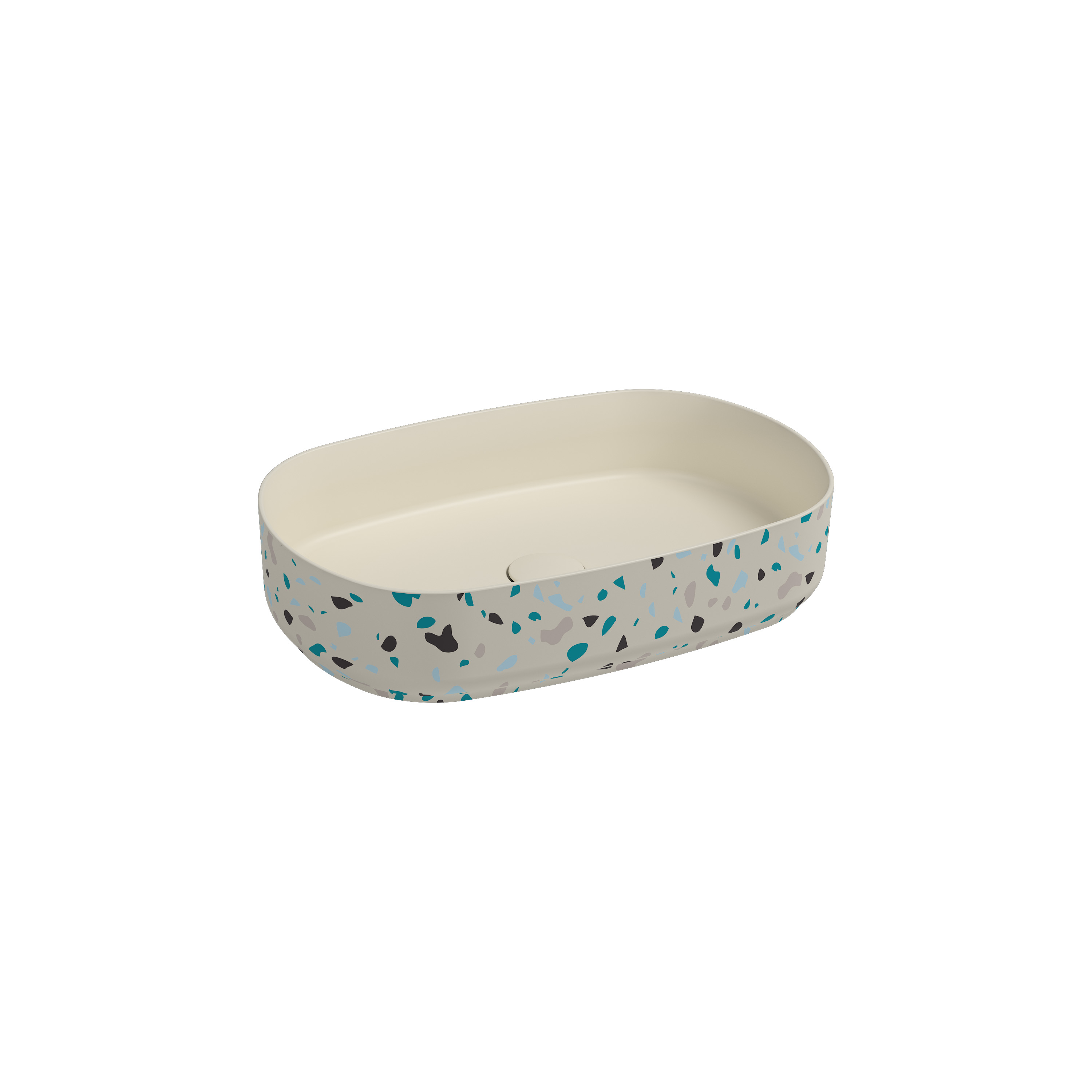 Countertop Washbasin 24’’ Terrazzo Mint