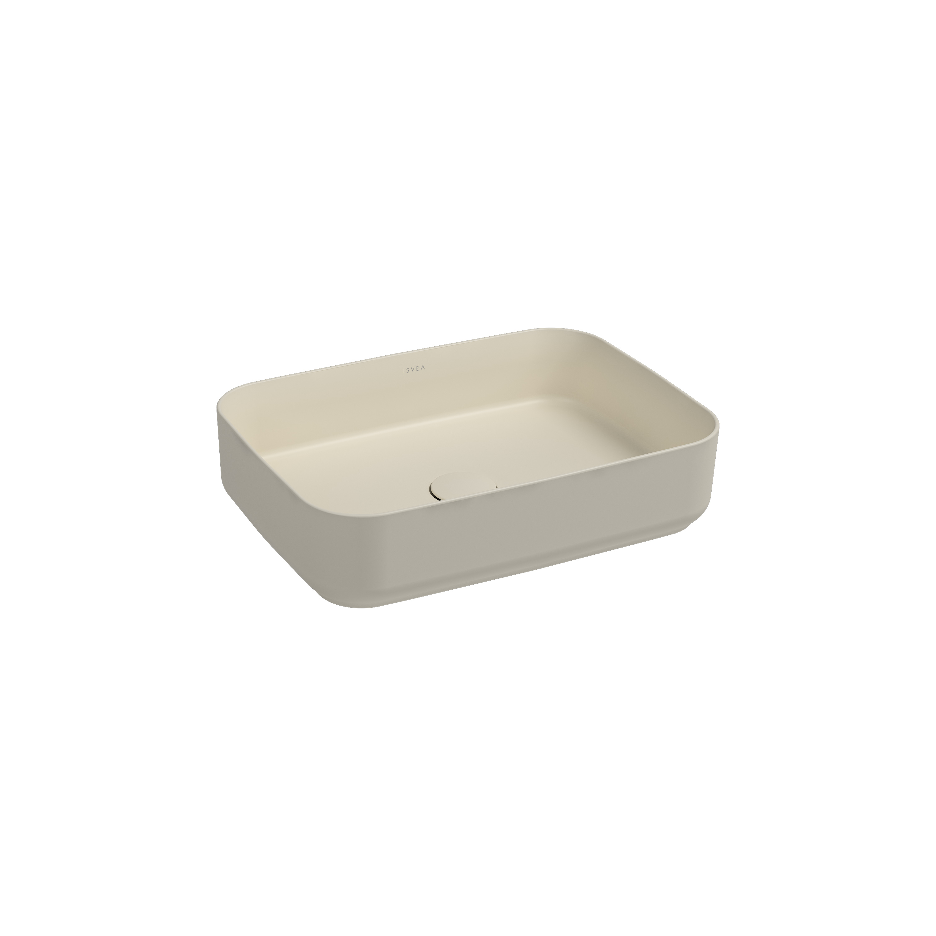 Infinity Countertop Washbasin 50 cm Ivory