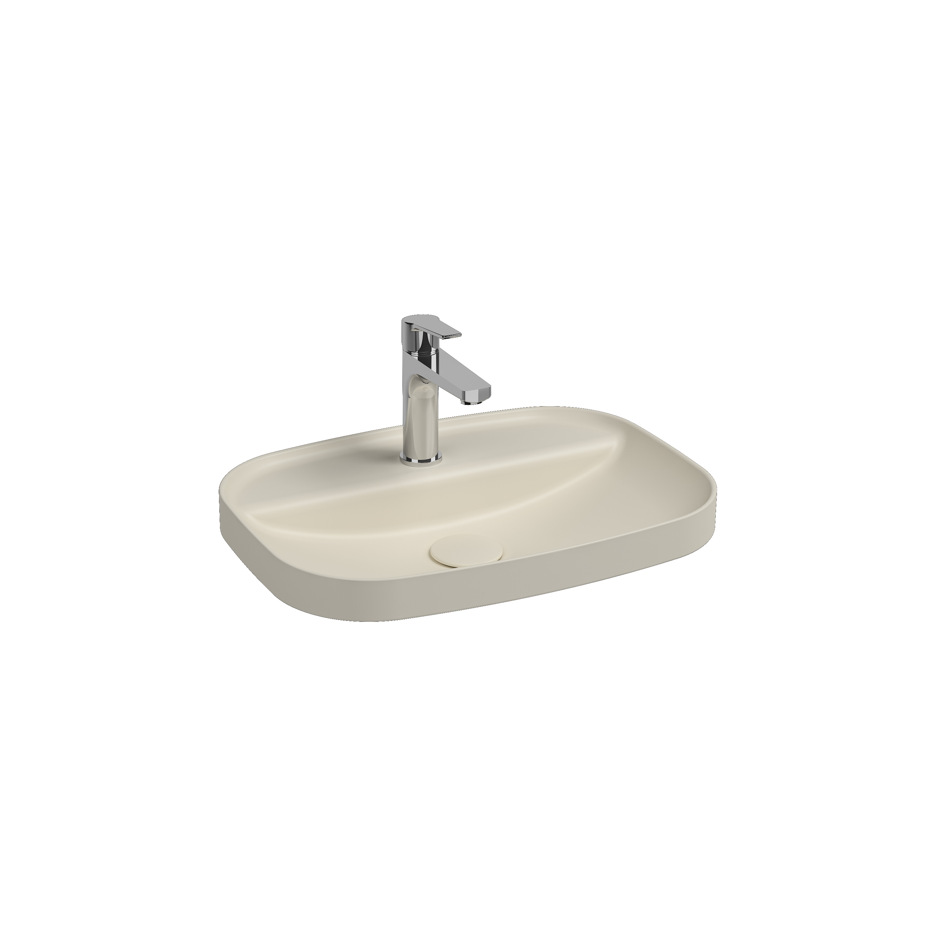 Infinity Inset Washbasin 22’’ Ivory