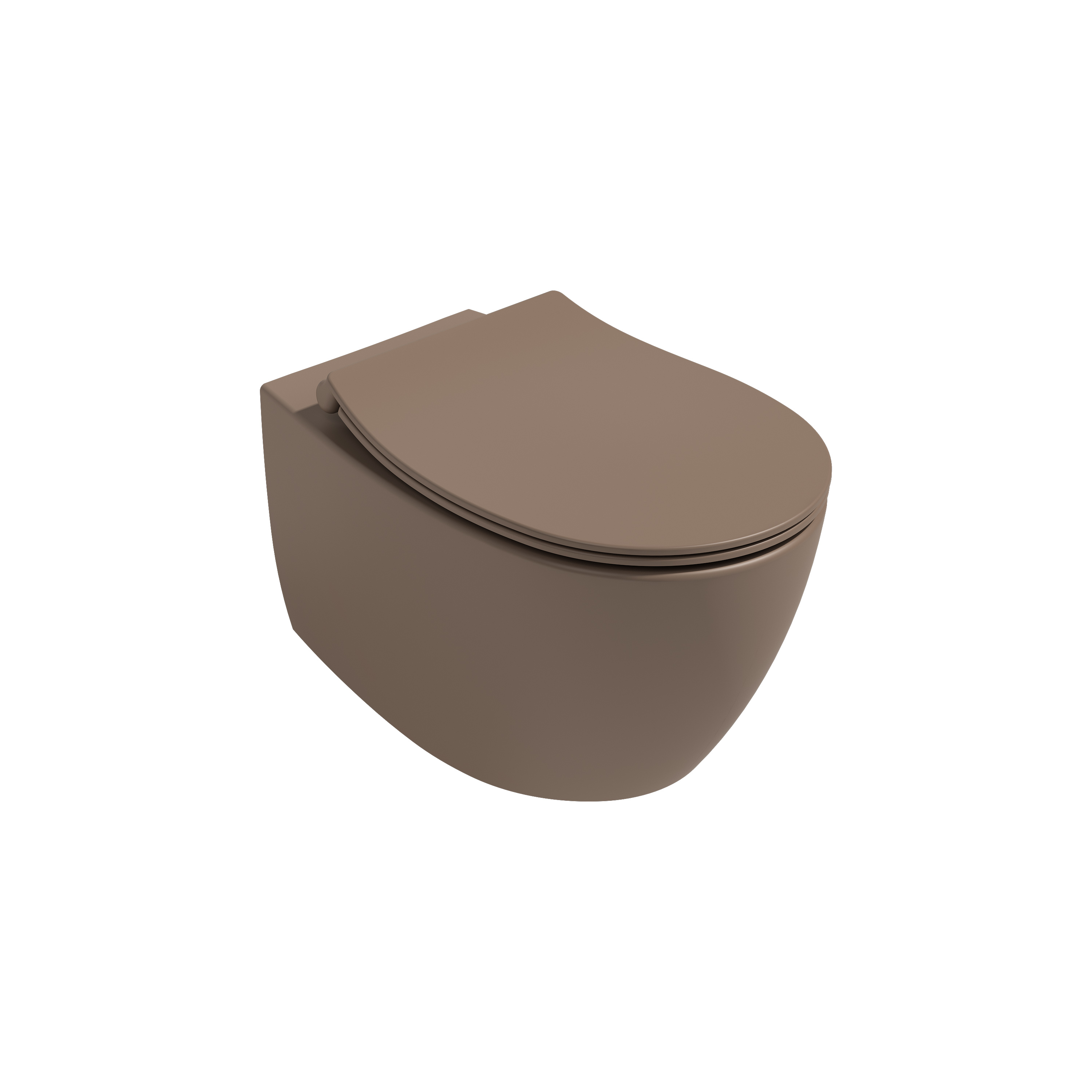 Infinity Countertop Washbasin 55 cm Taupe