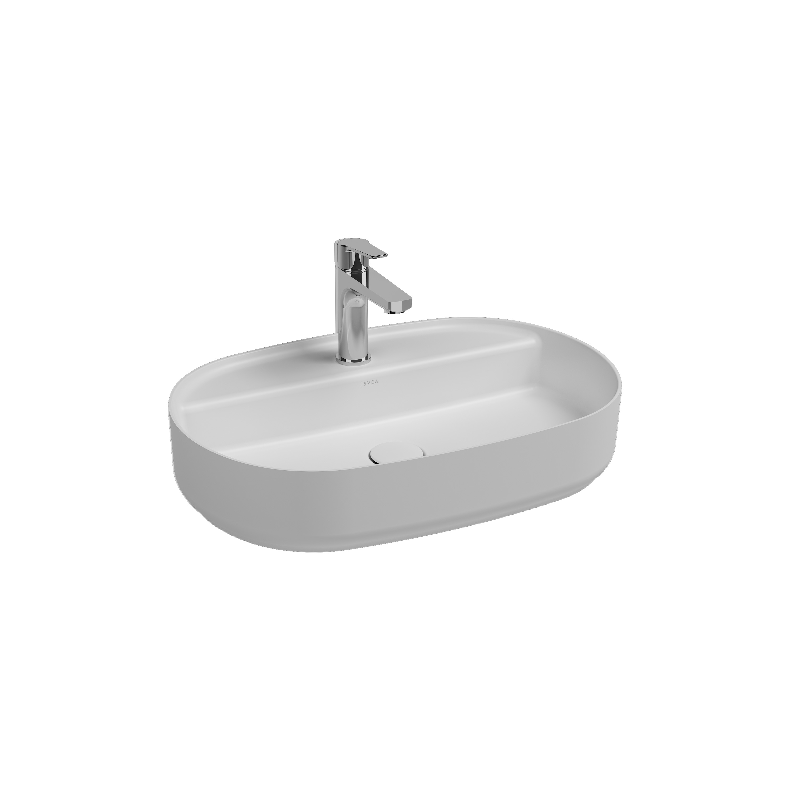 Infinity Countertop Washbasin 24’’ Matte White