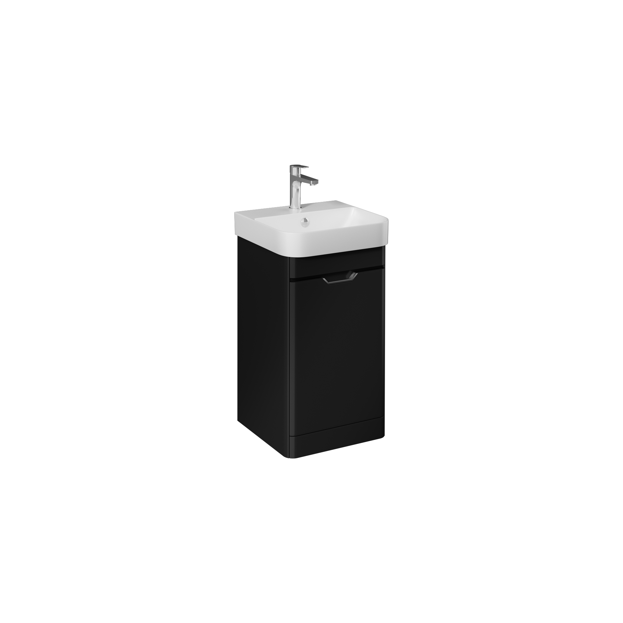Fonte Washbasin Cabinet Right, Red 48 cm