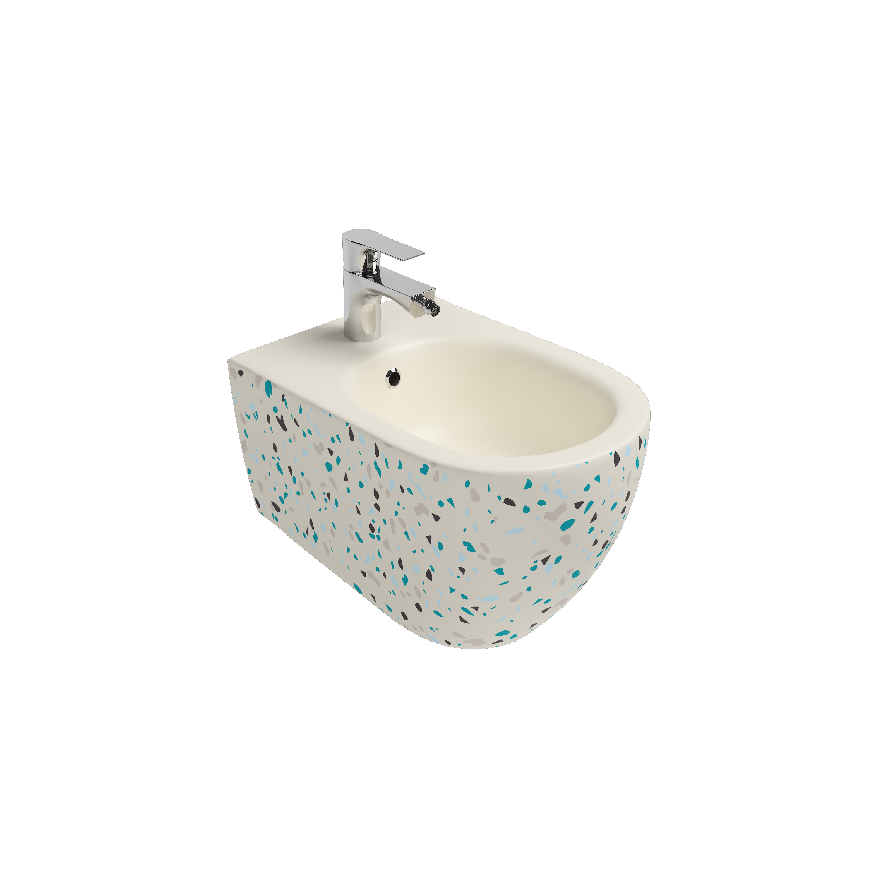 Countertop Washbasin 22’’ Terrazzo Salmon