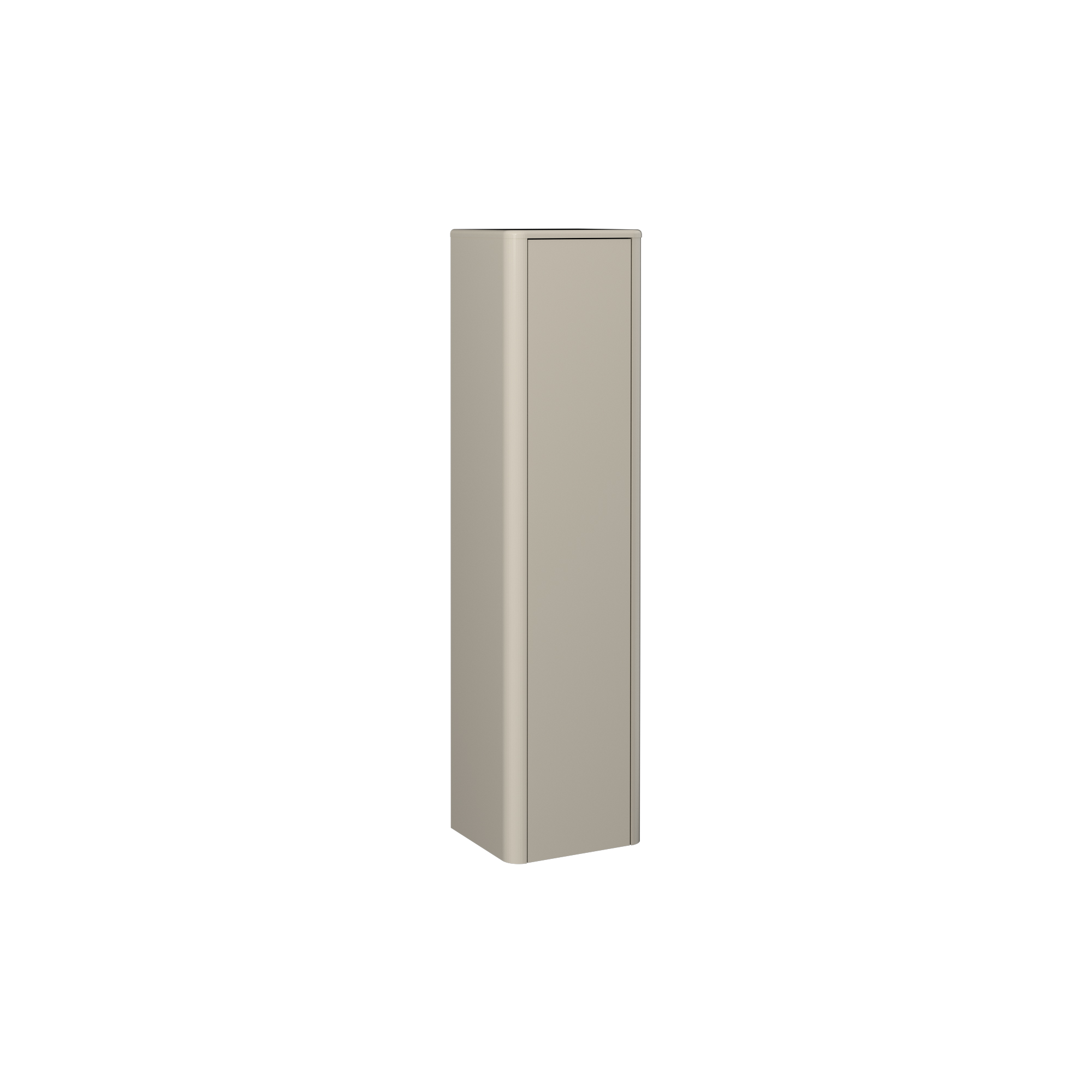Sogno 16" Tall Cabinet, Sand Beige Right 