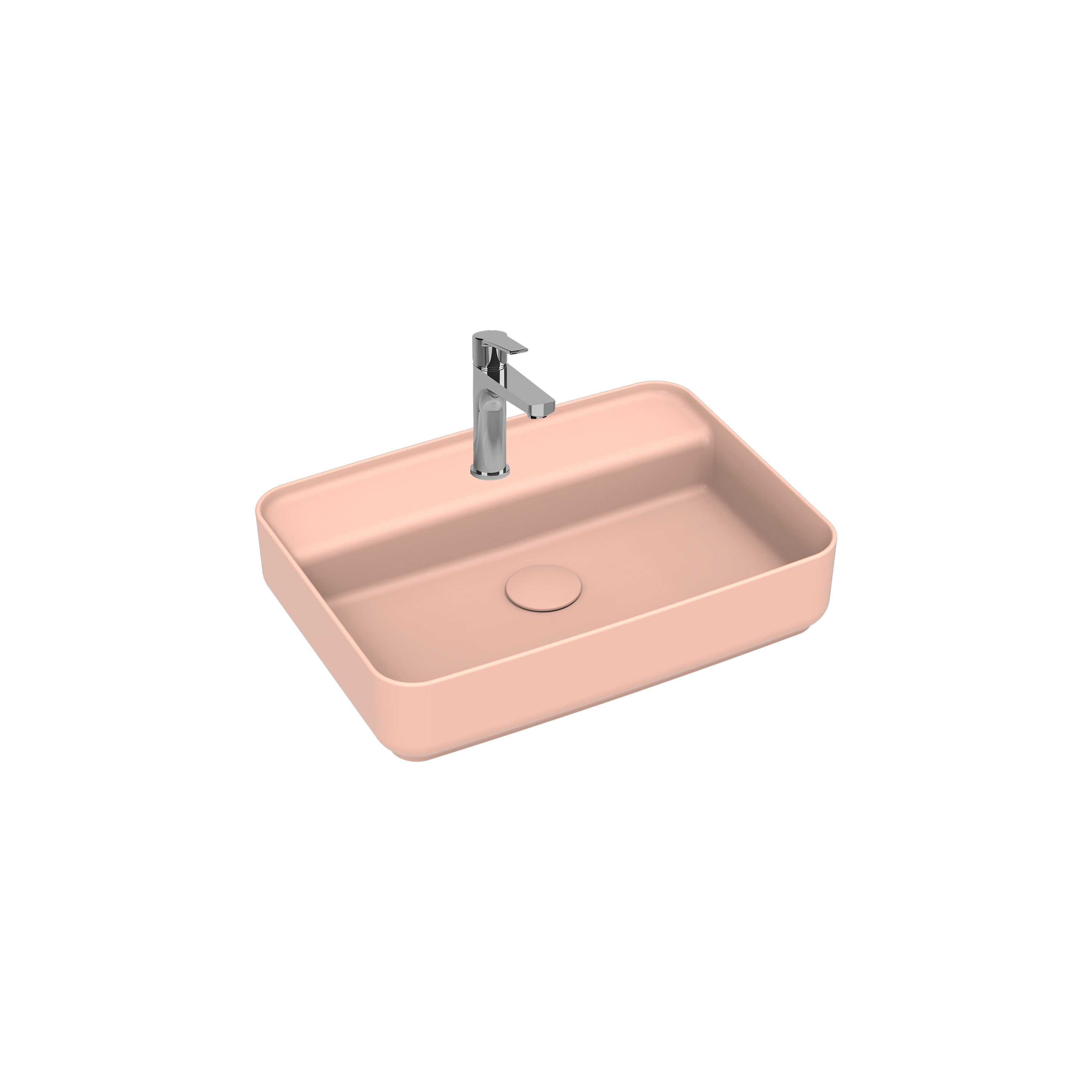 Infinity Inset Washbasin 22’’ Salmon