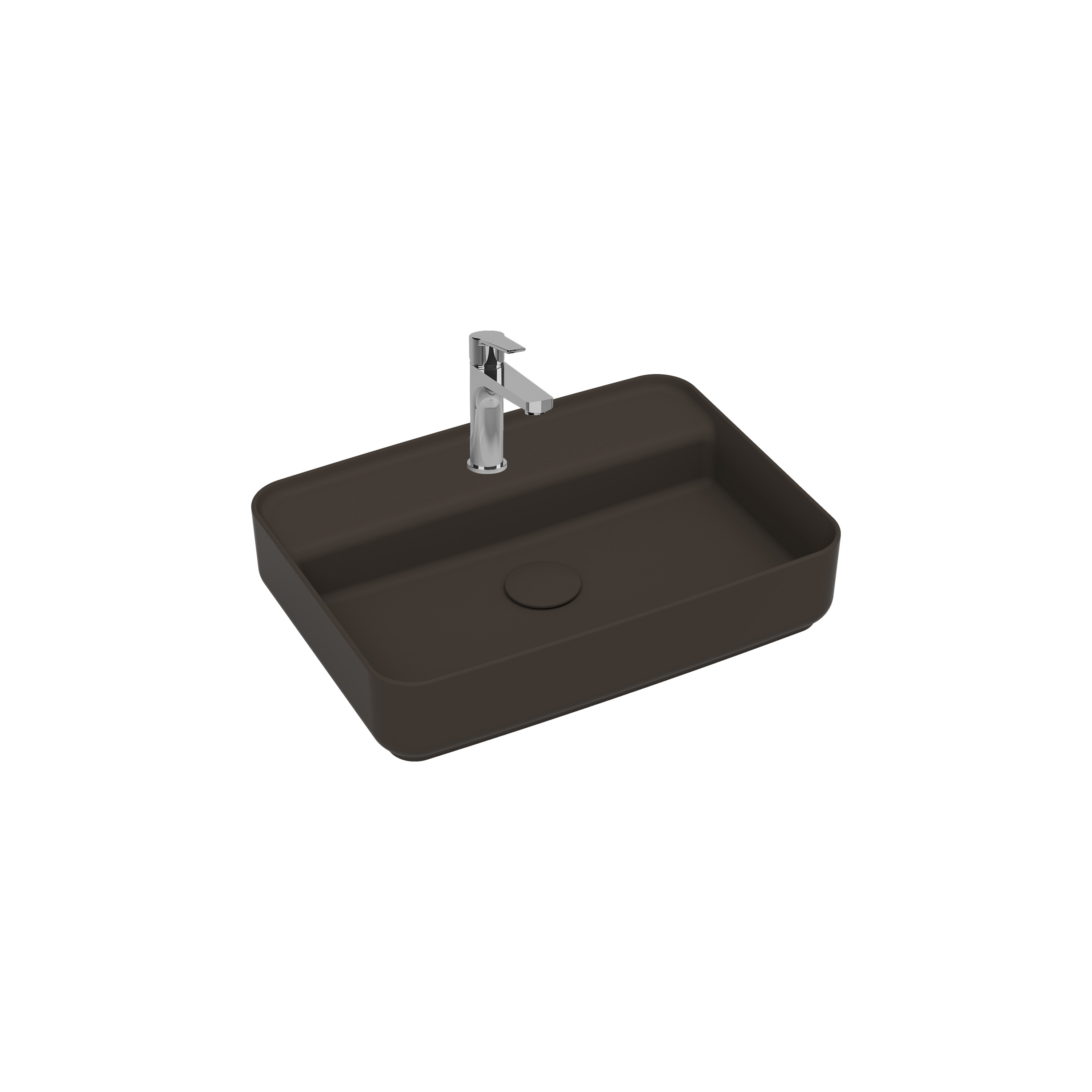 Infinity Countertop Washbasin 24’’ Petrol Green