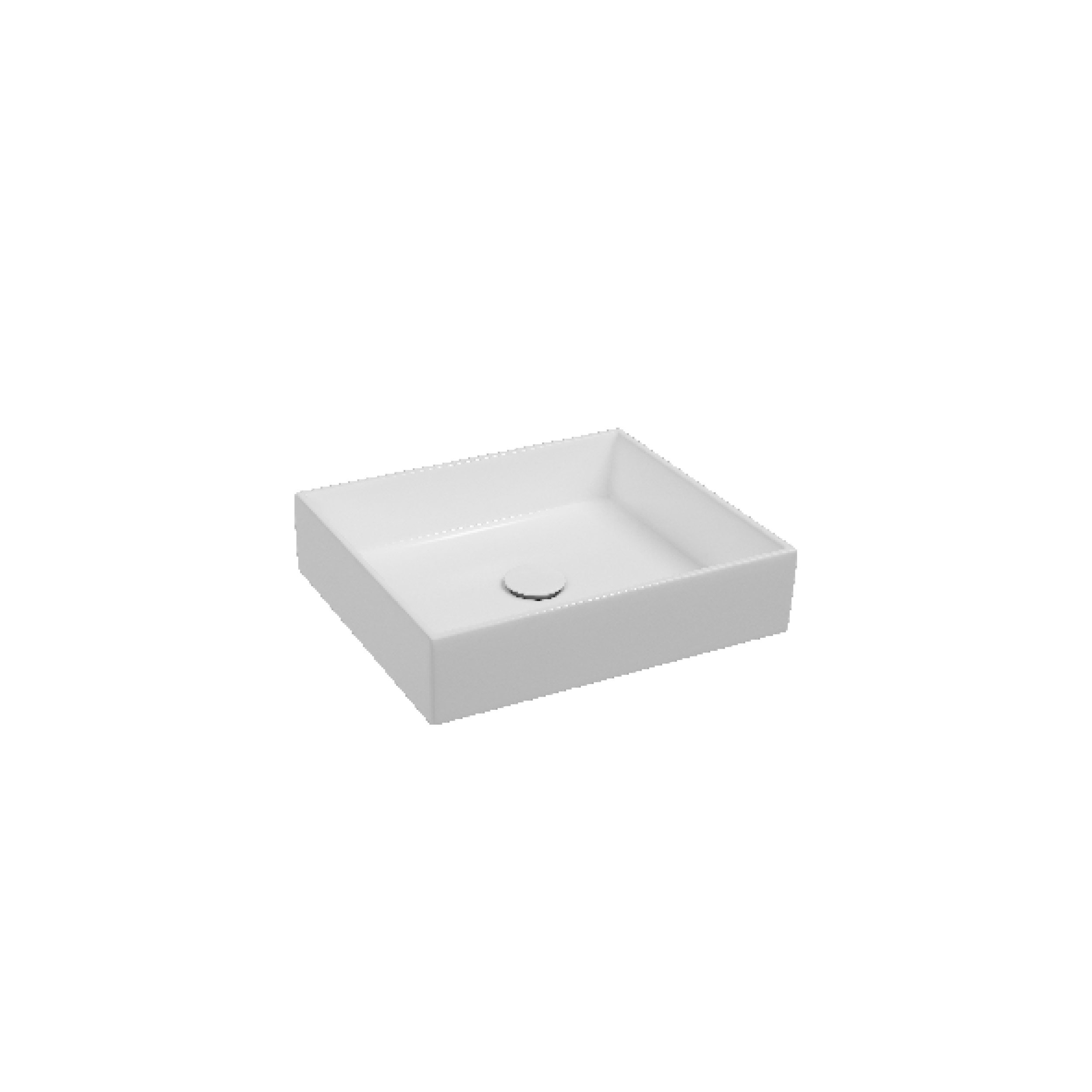 Purita Countertop Washbasin 20" Without Tap Hole