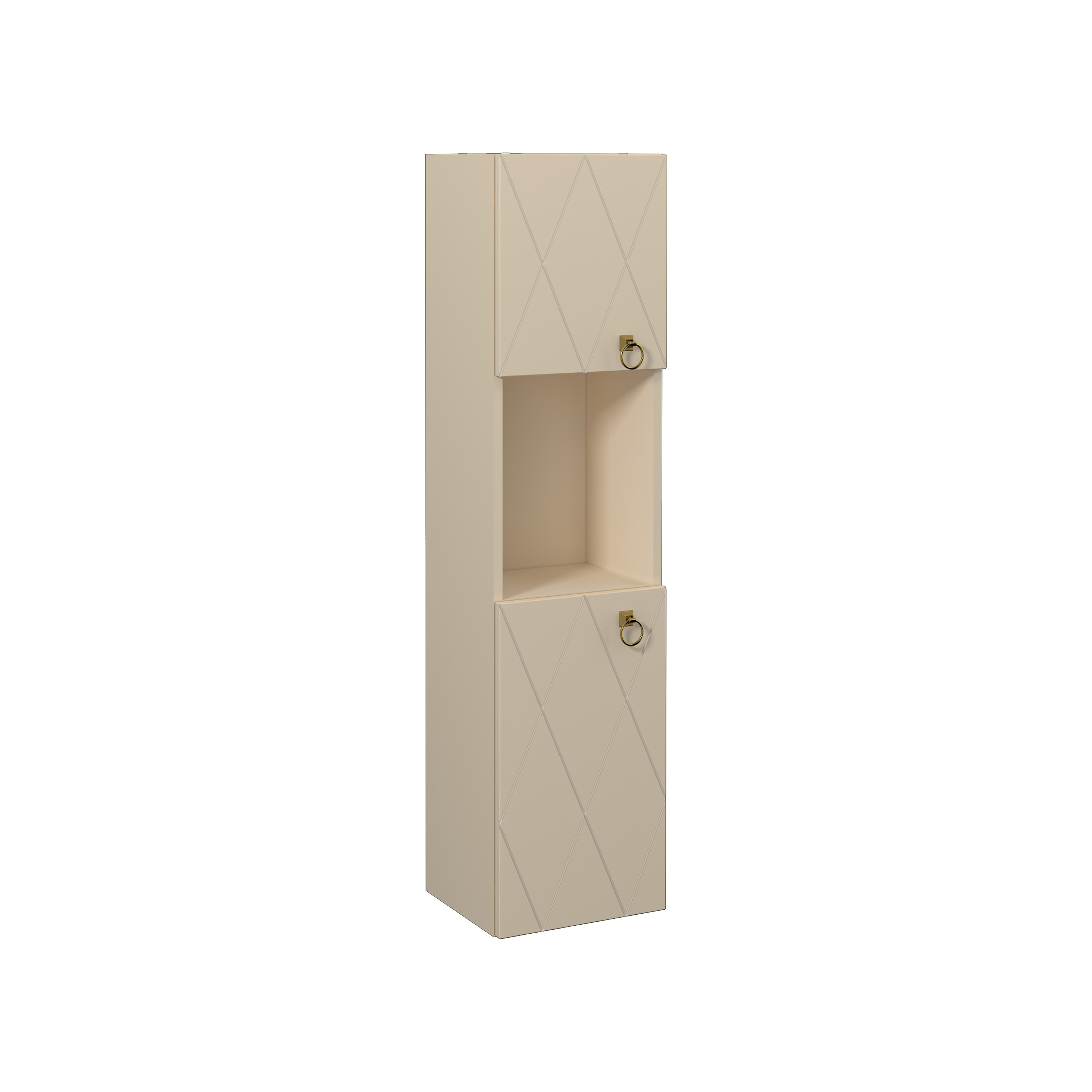 Agatha Tall Cabinet Right, Cement Grey 14"