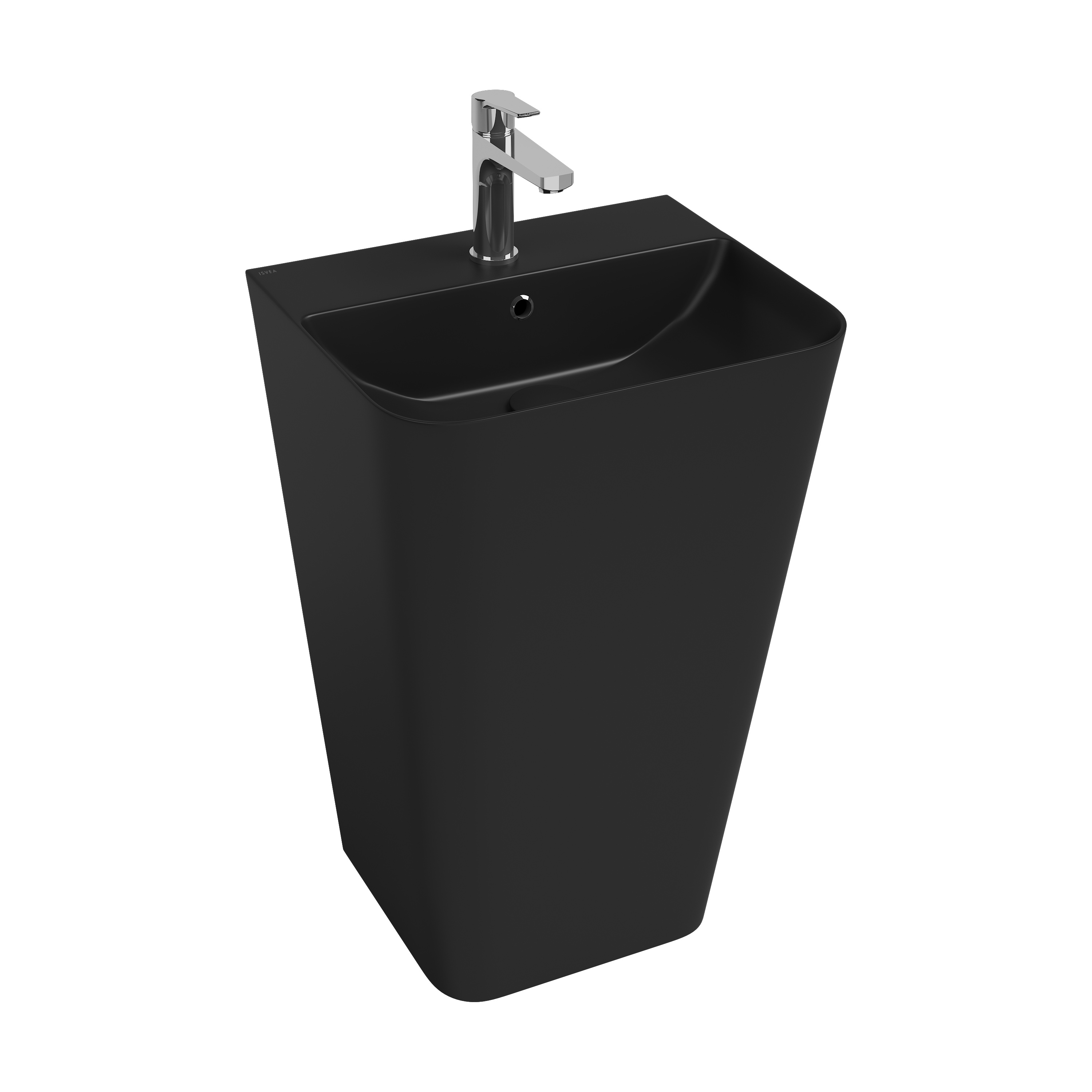 Sott'Aqua Monoblock Washbasin 50 cm Black