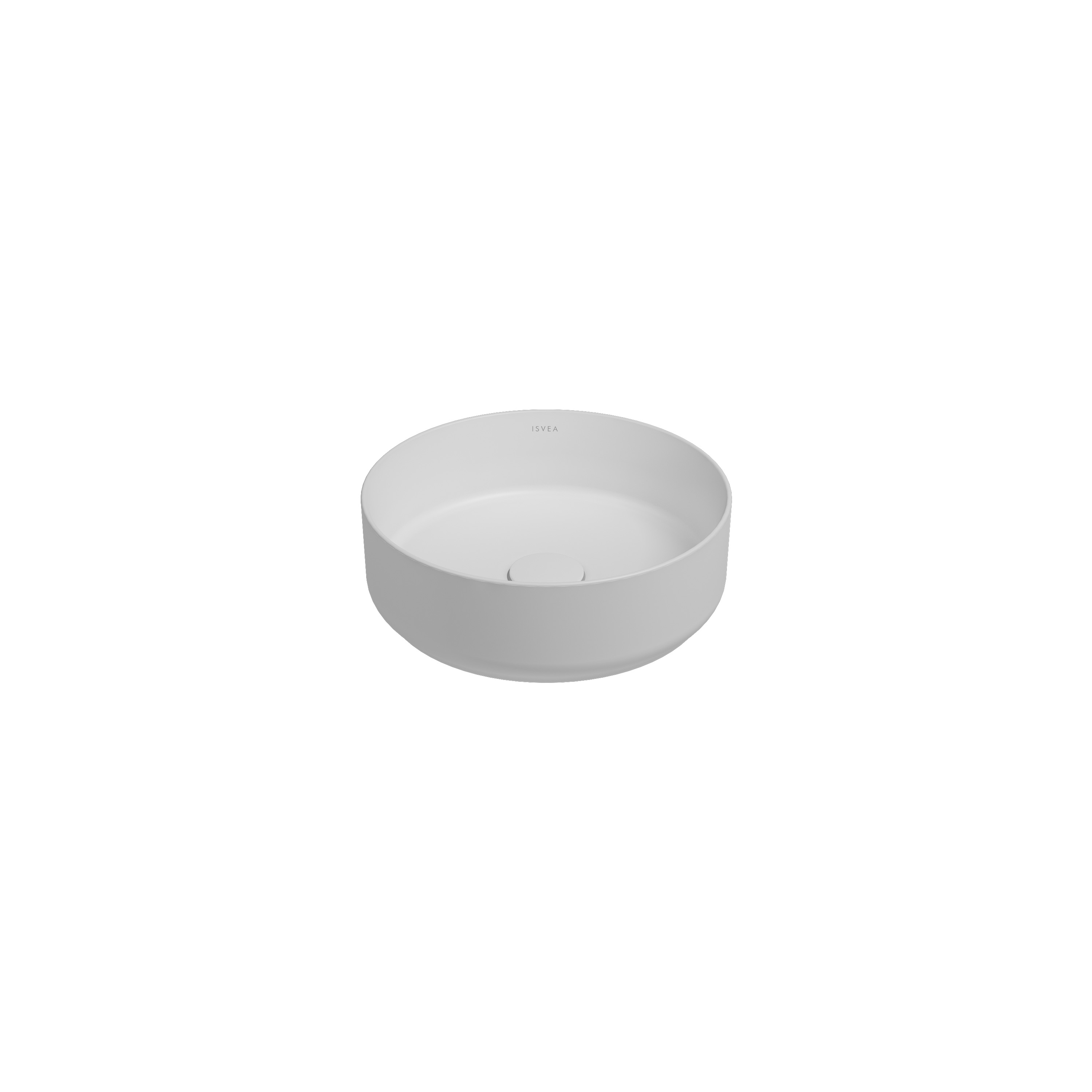 Infinity Countertop Washbasin 14’’ Matte White