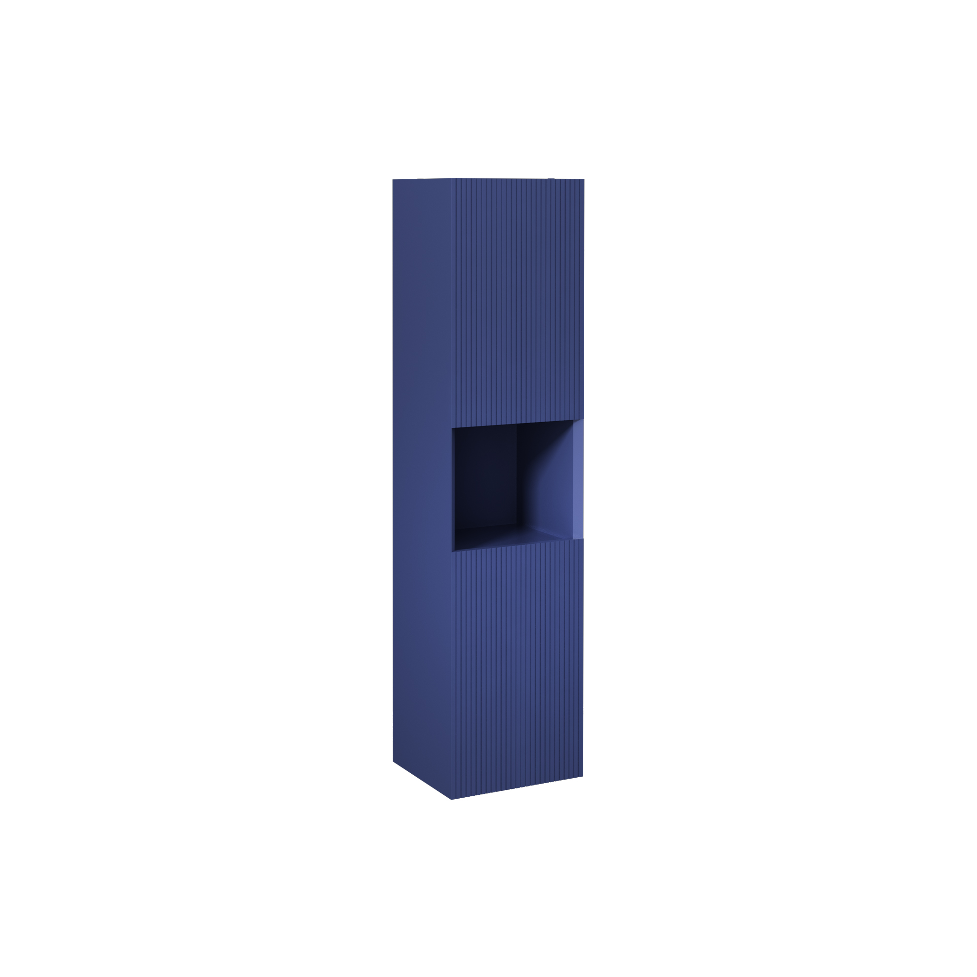 Infinity Tall Cabinet, Night Blue Left 14"