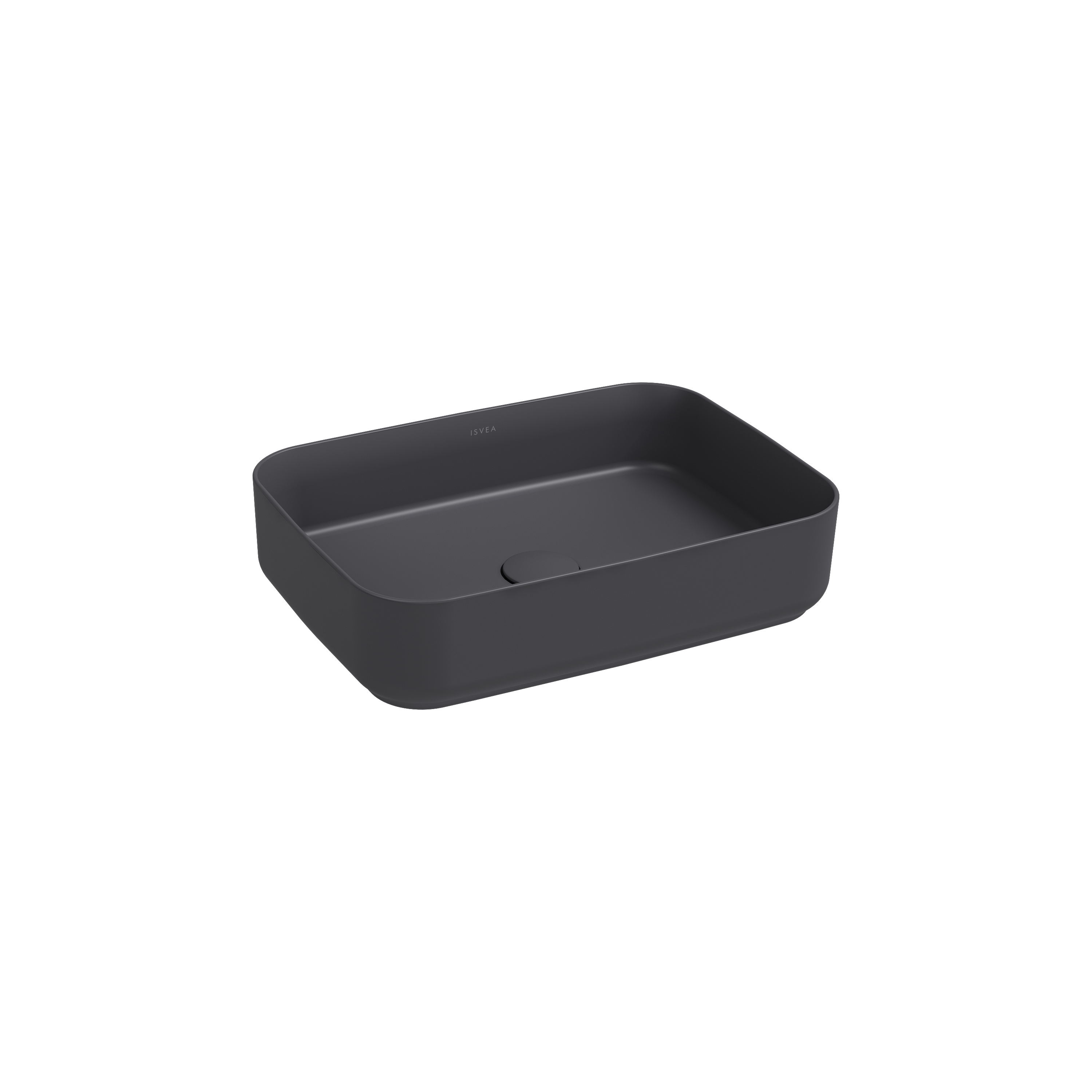 Infinity Countertop Washbasin 50 cm Anthracite