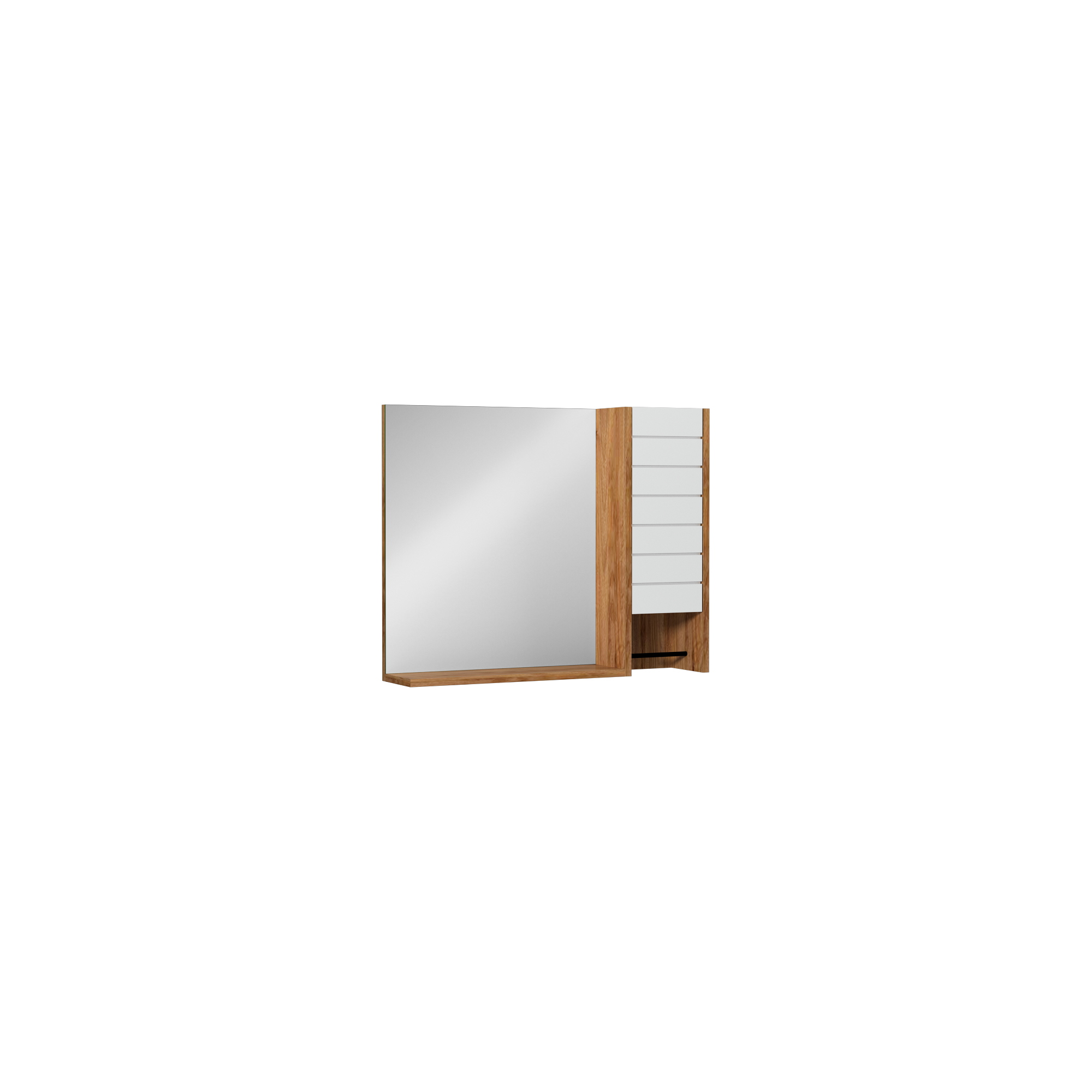 Aristo Tall Cabinet, Detroit & White Left 35 cm
