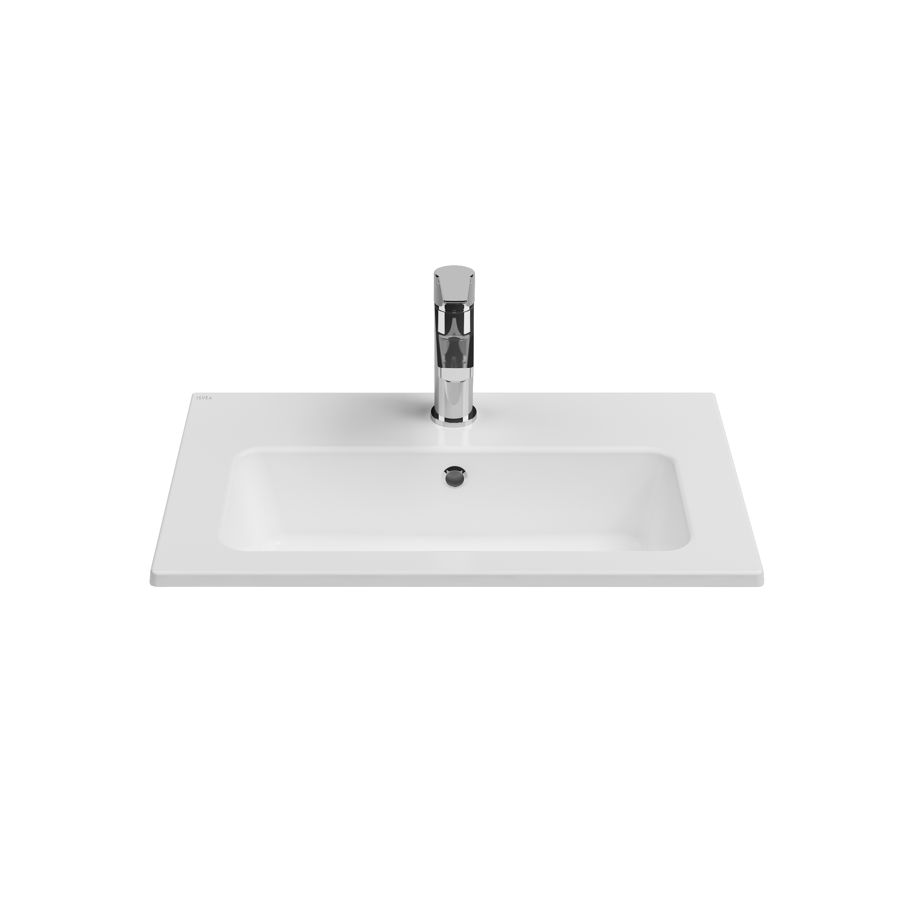 SistemaT Flat Washbasin, 121 cm