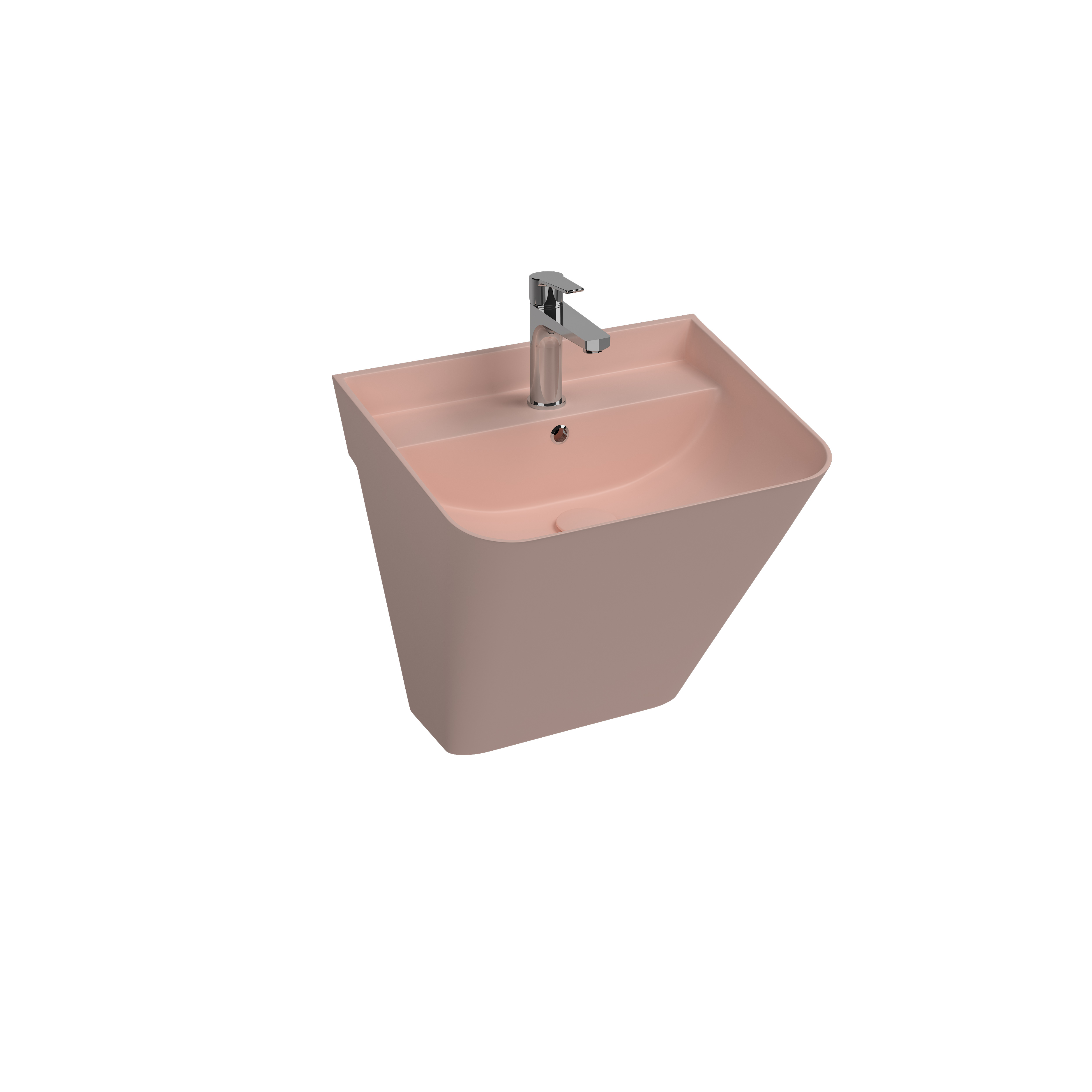 Infinity Countertop Washbasin 22’’ Salmon