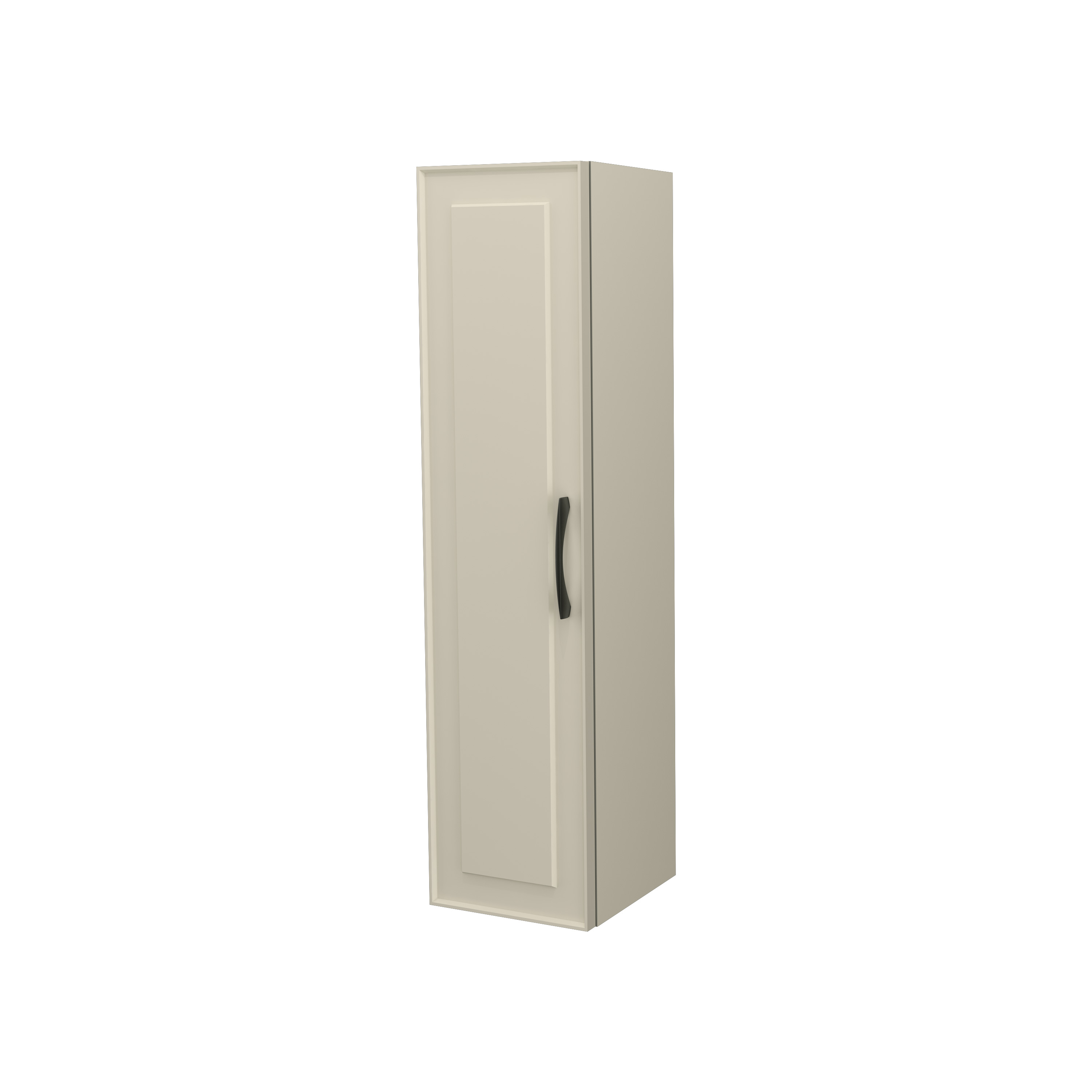 Modesto Washbasin Cabinet Left, Stone Grey 12"