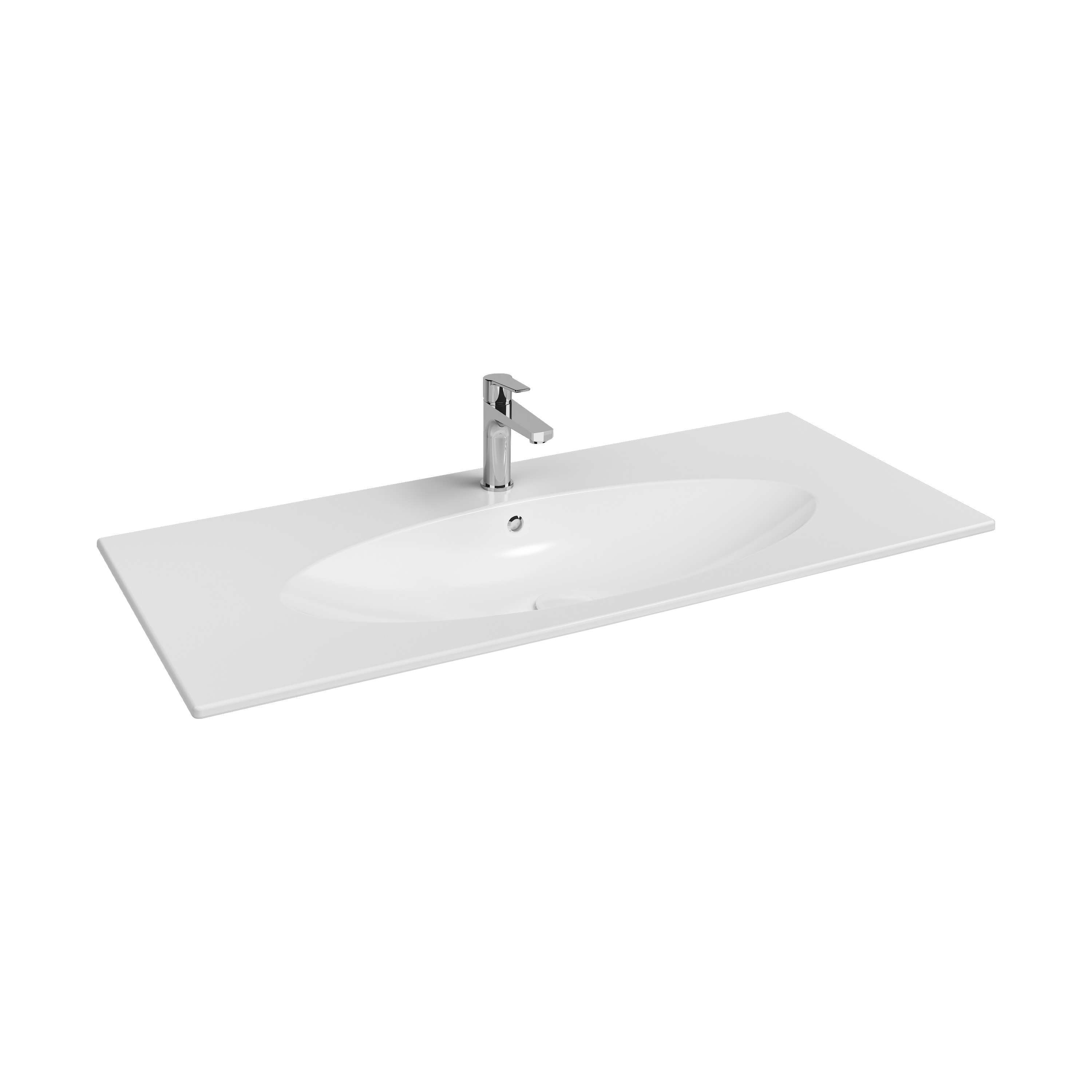 SistemaX Flat Washbasin, 80 cm