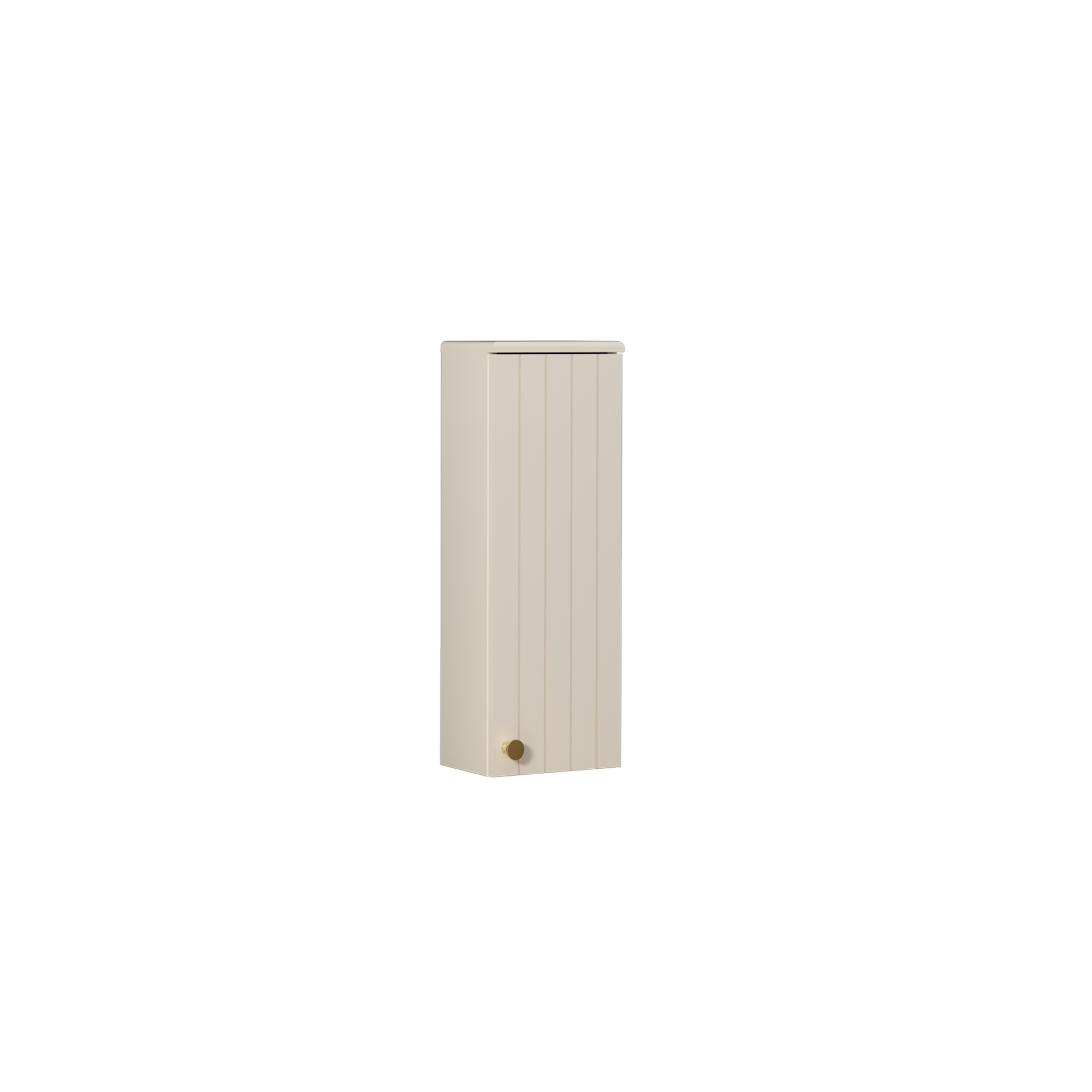 Rinato Upper Cabinet, Cream Left 25 cm