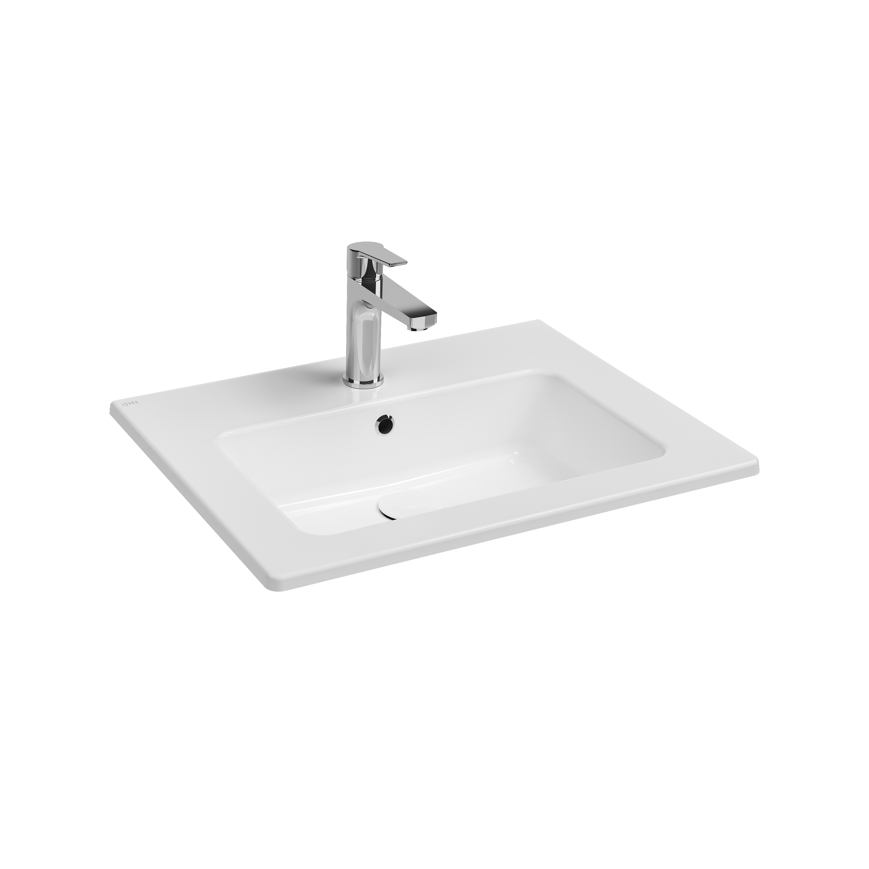 SistemaT Flat Washbasin, 24’’