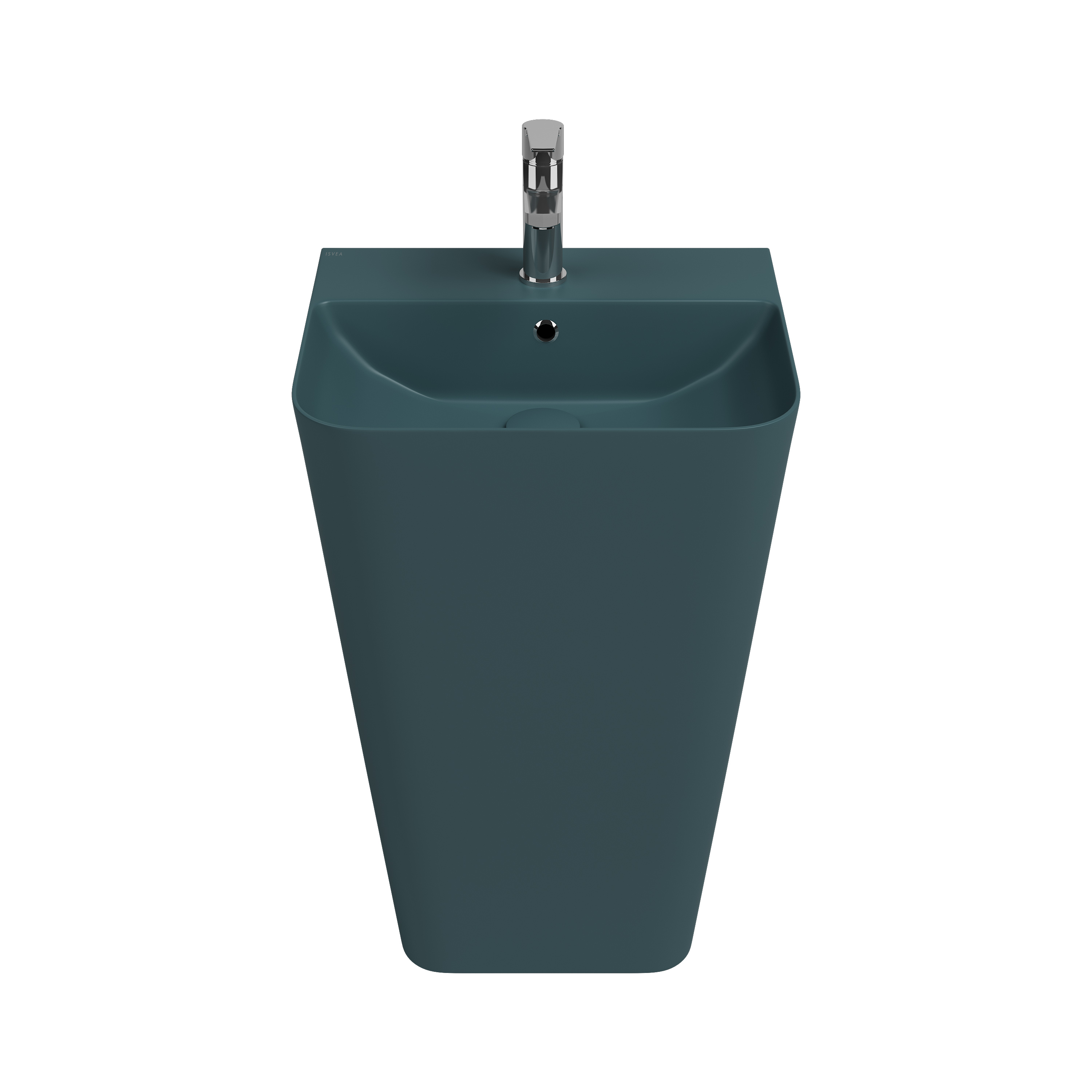 Sott'Aqua Monoblock Washbasin 50 cm Petrol Green