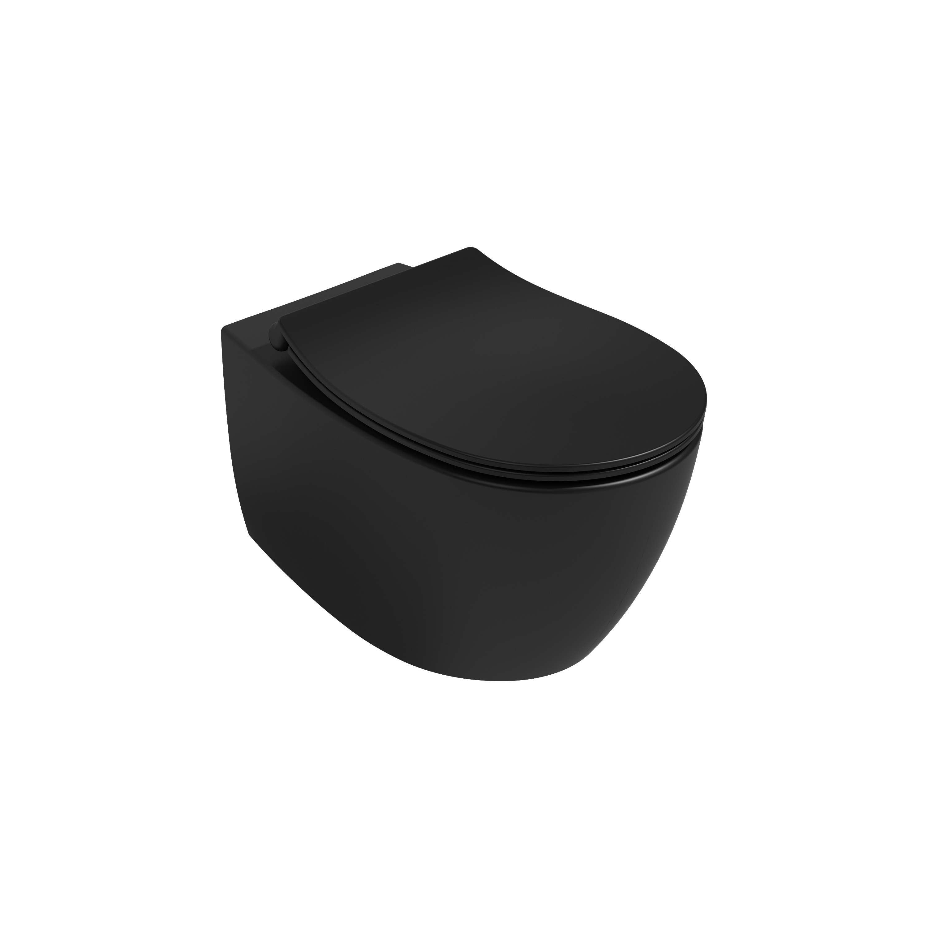 Infinity Countertop Washbasin 55 cm Black