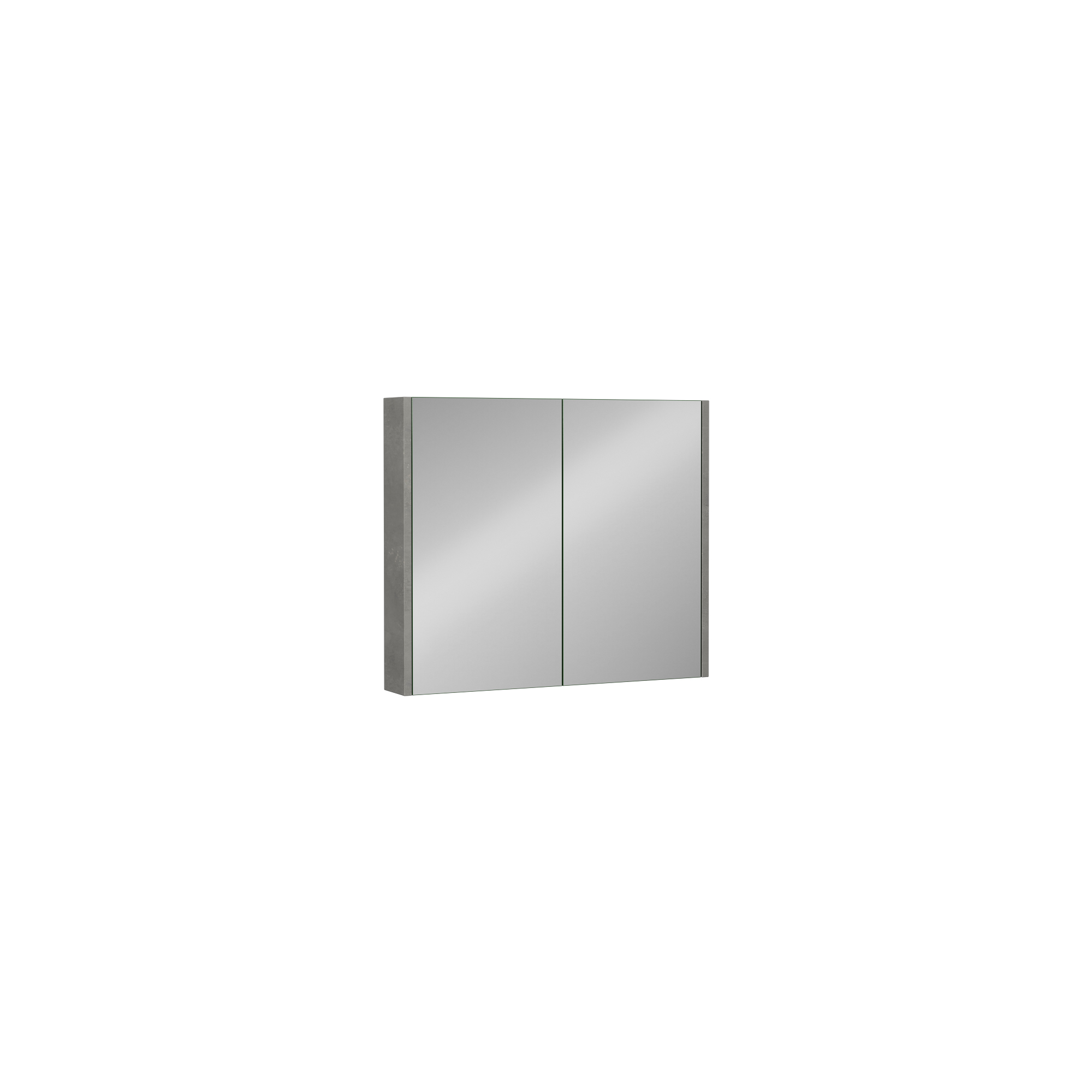 Trio + 80 cm Mirror Cabinet, Latin Marble