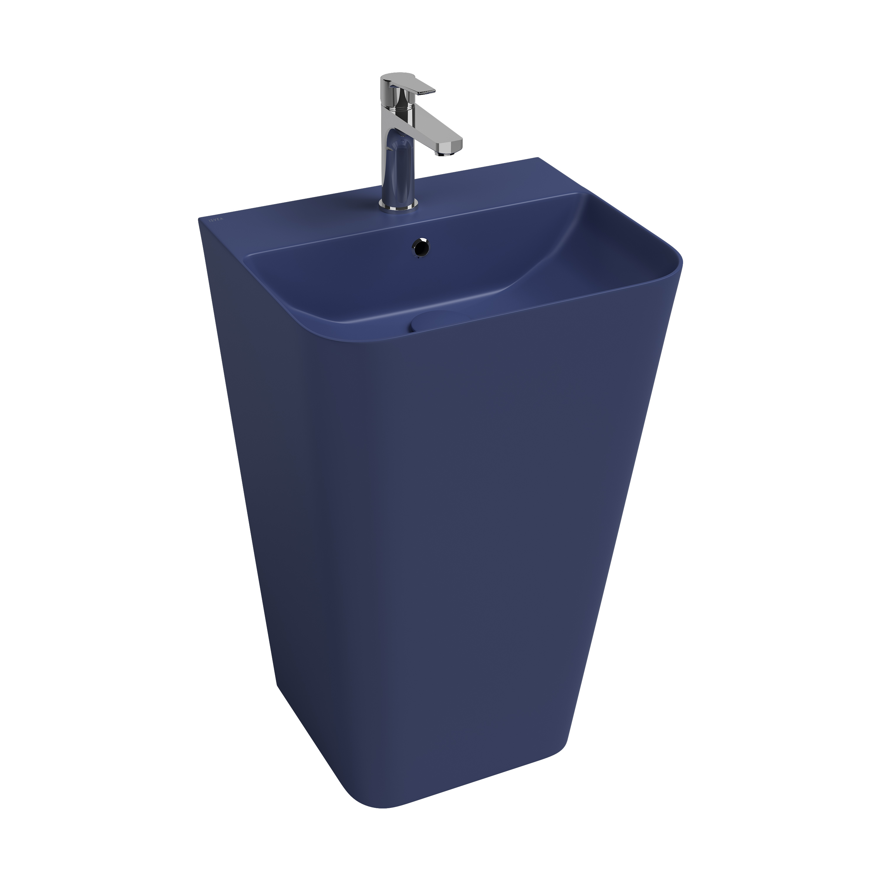 Sott'Aqua Monoblock Washbasin 50 cm Isvea Blue