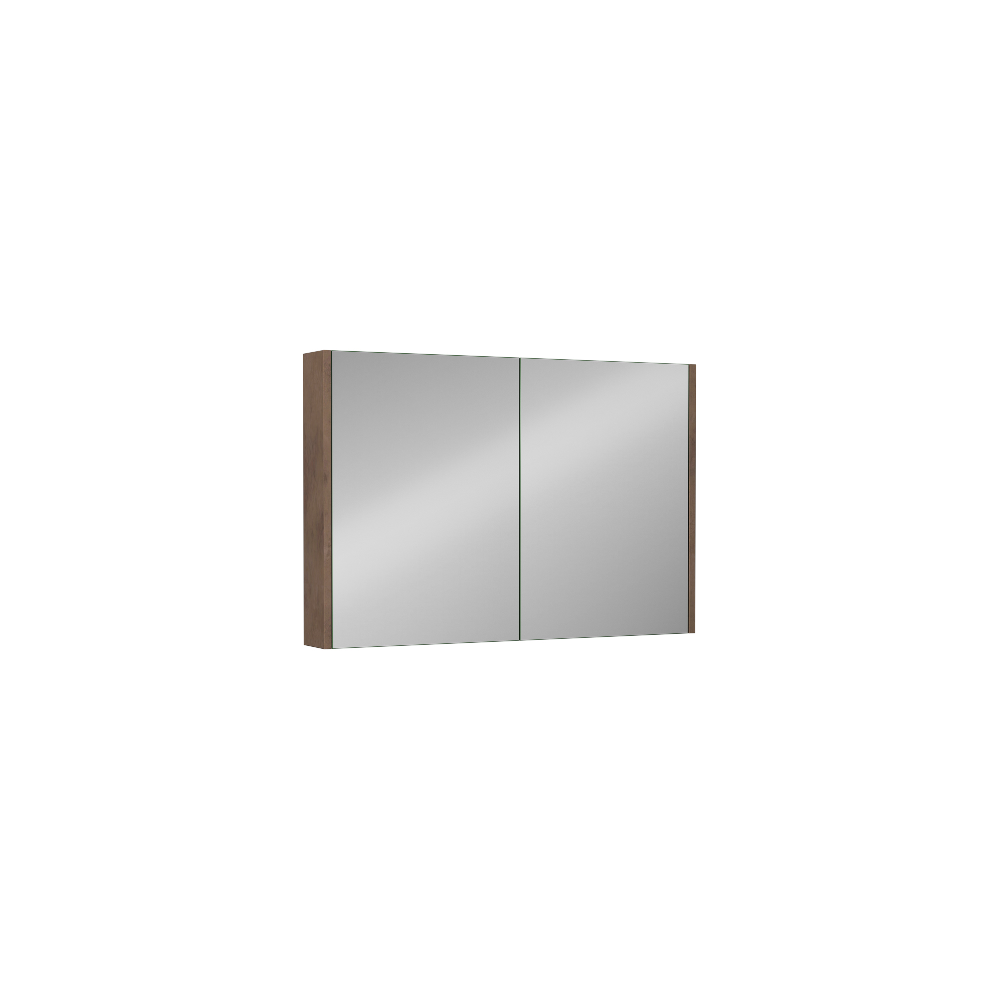 Trio + 100 cm Mirror Cabinet, Retro Silver