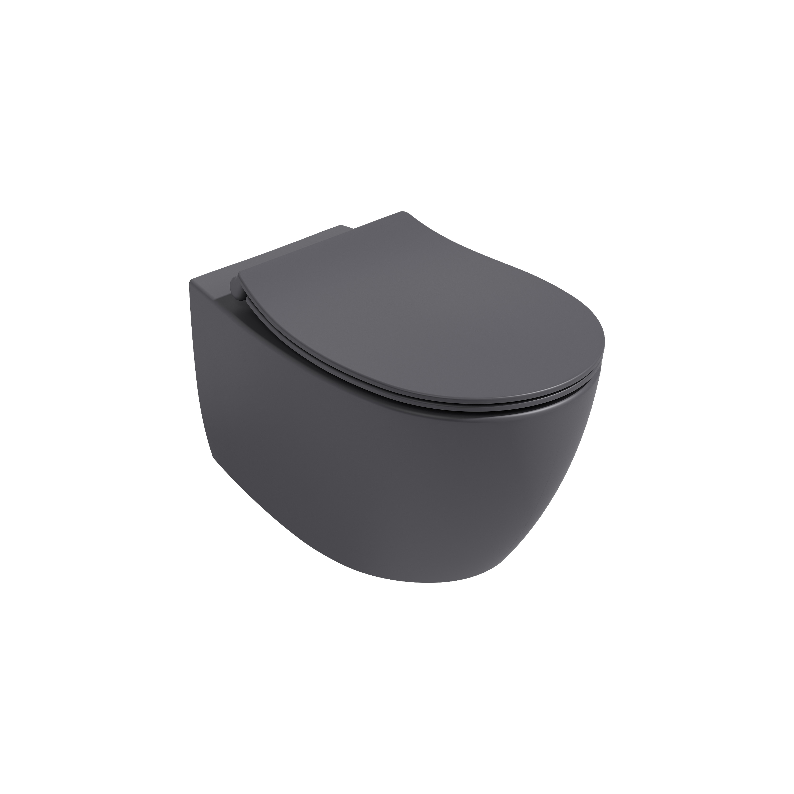 Infinity Countertop Washbasin 55 cm Anthracite