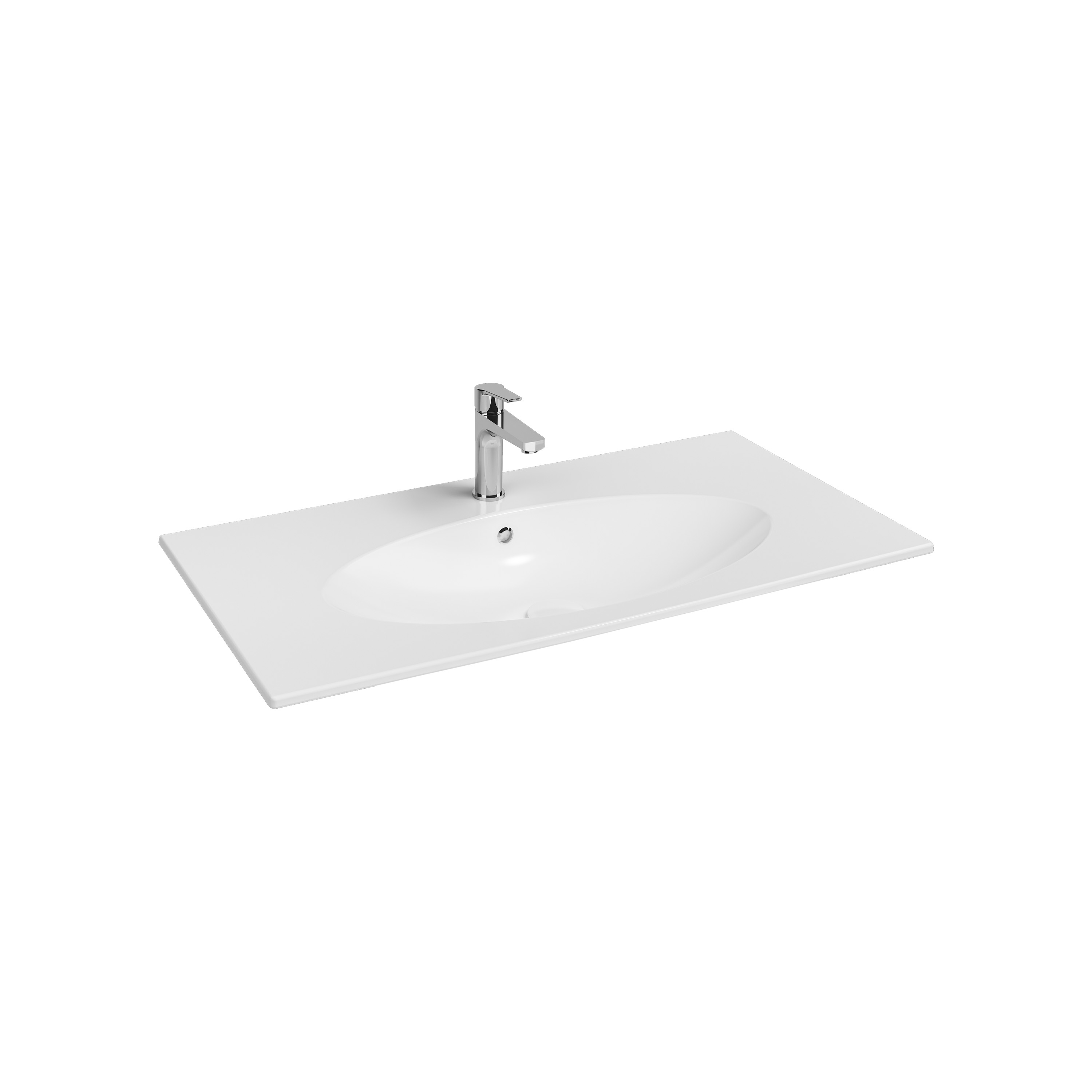 SistemaX Flat Washbasin, 80 cm