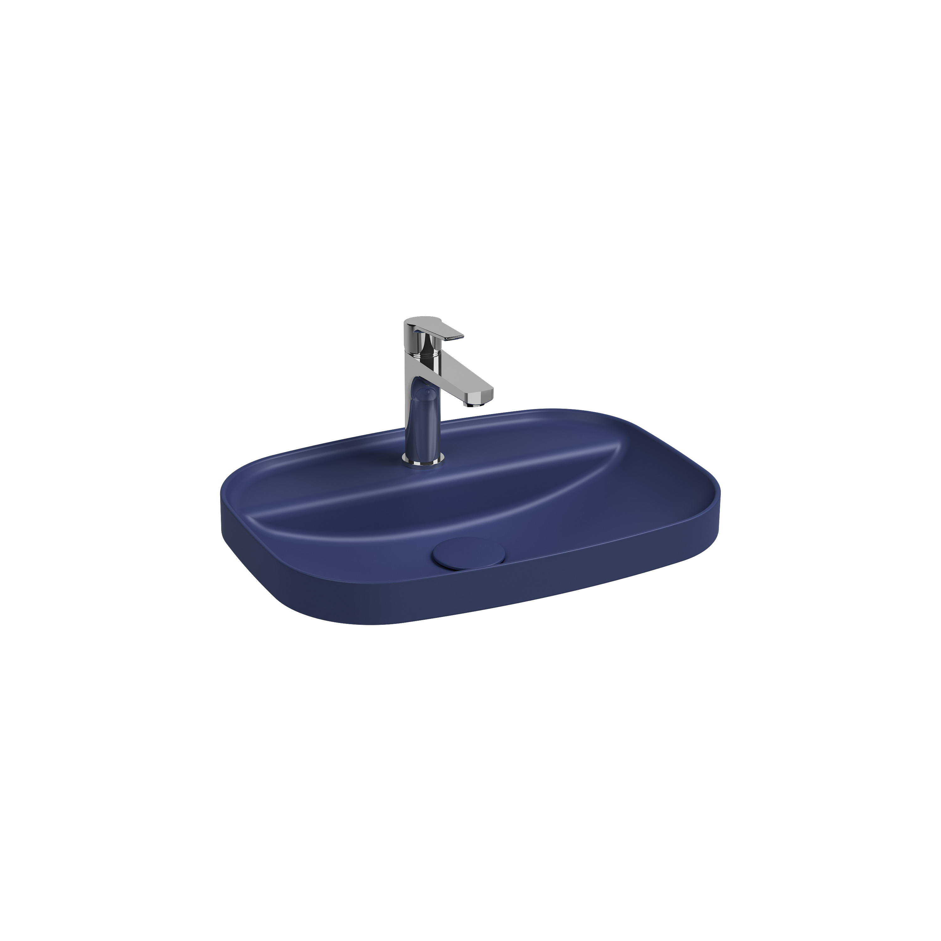 Infinity Inset Washbasin 22’’ Isvea Blue