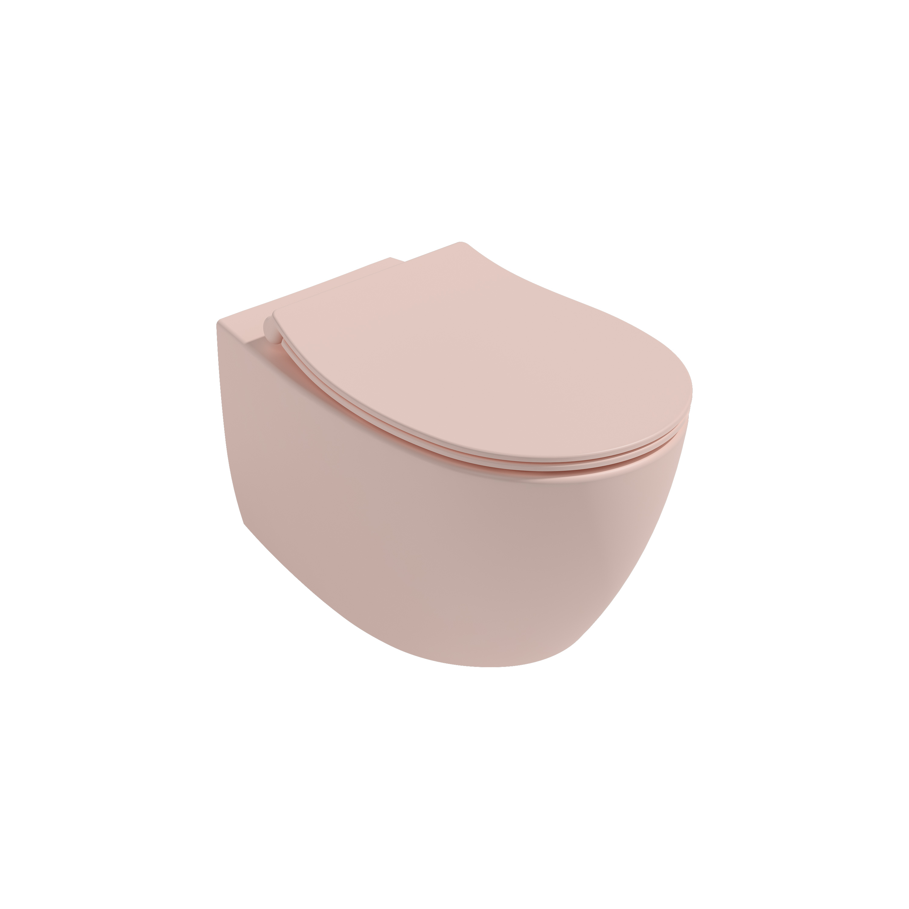 Sentimenti Neo Rimless Wall Hung WC Salmon