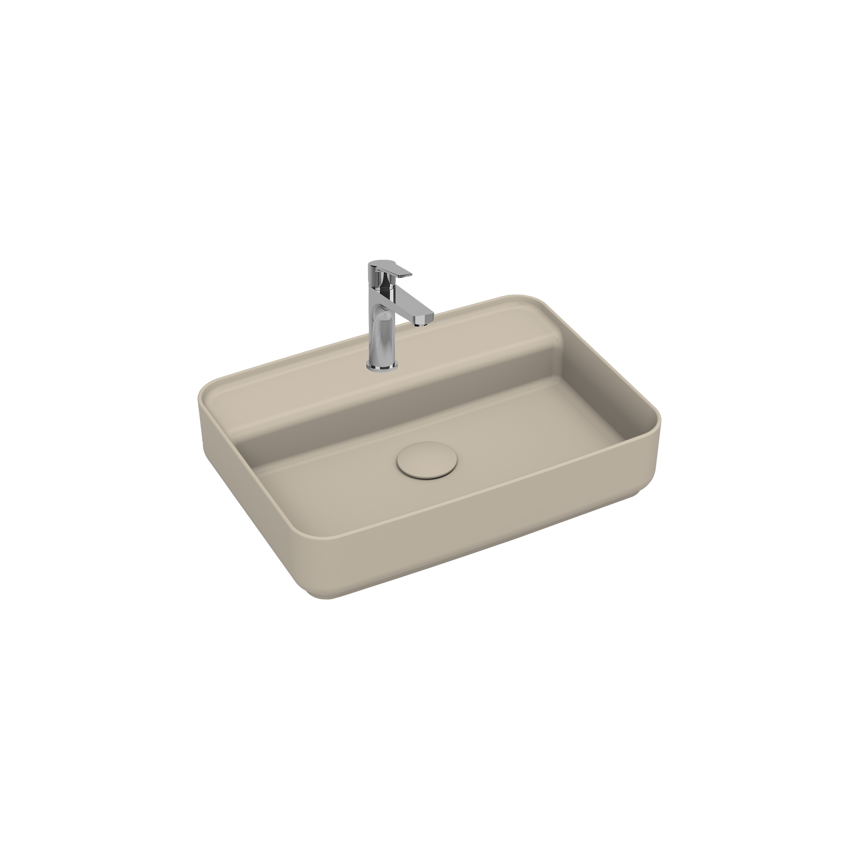 Infinity Inset Washbasin 22’’ Taupe