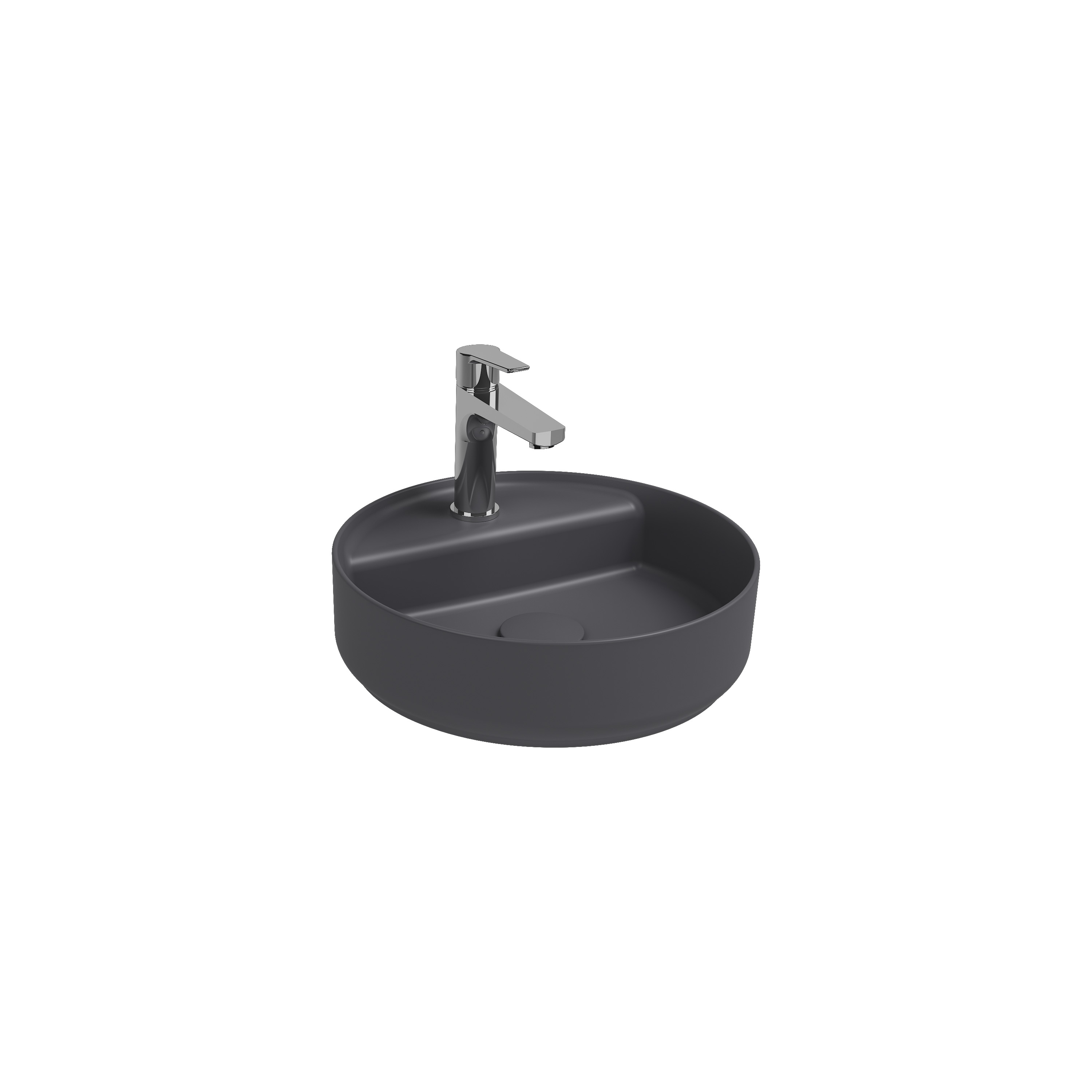 Infinity Countertop Washbasin 17’’ Anthracite