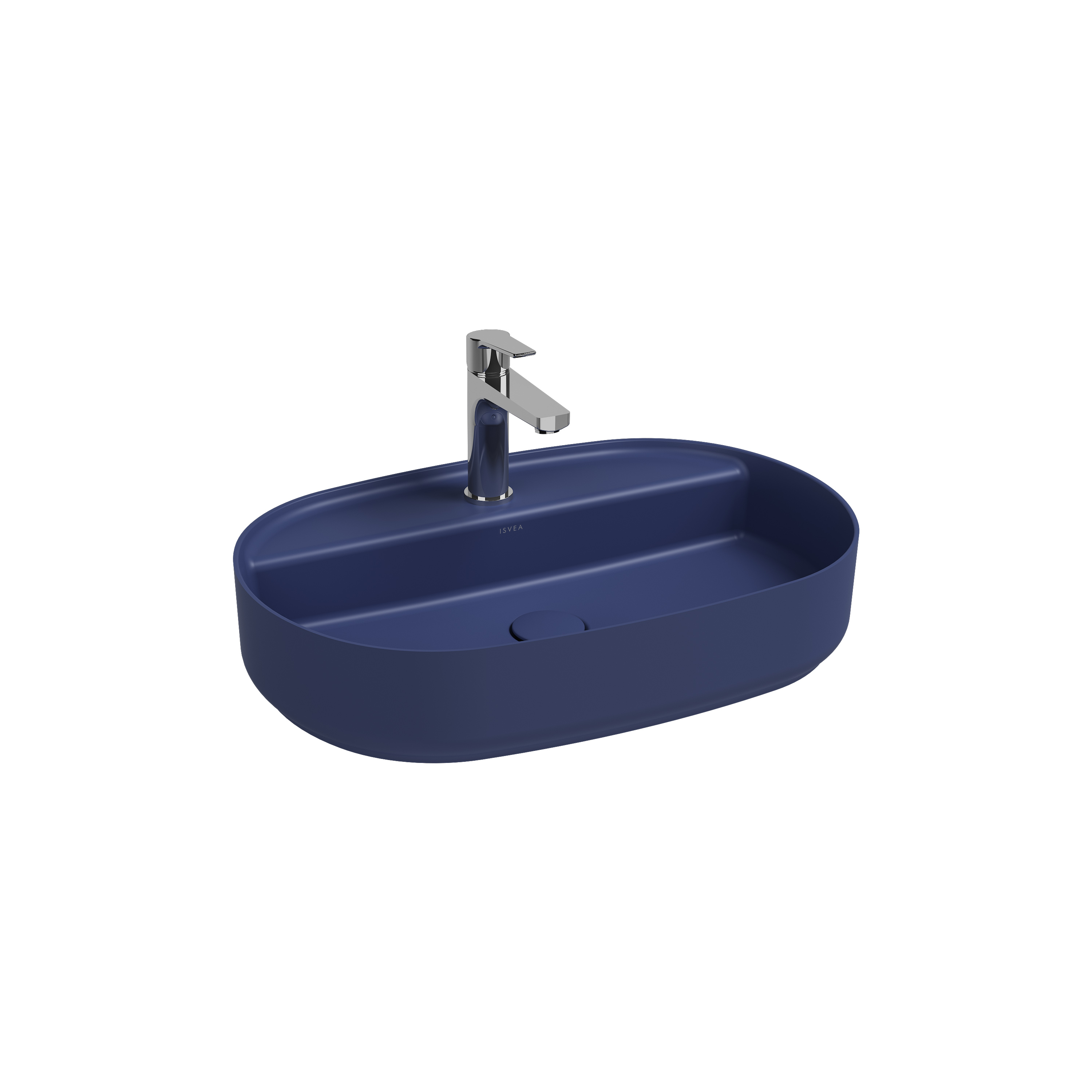 Infinity Countertop Washbasin 60 cm Isvea Blue