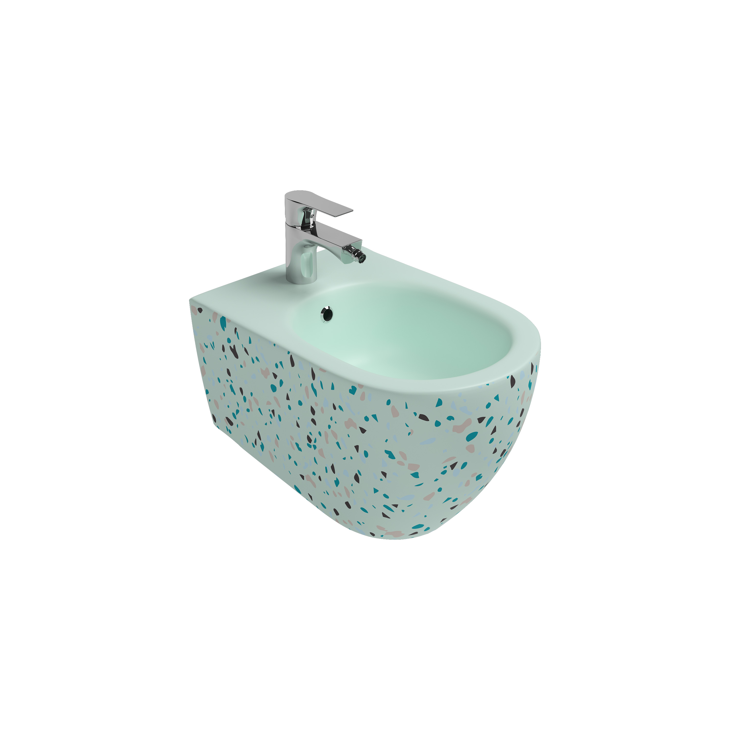 Countertop Washbasin 22’’ Terrazzo Salmon