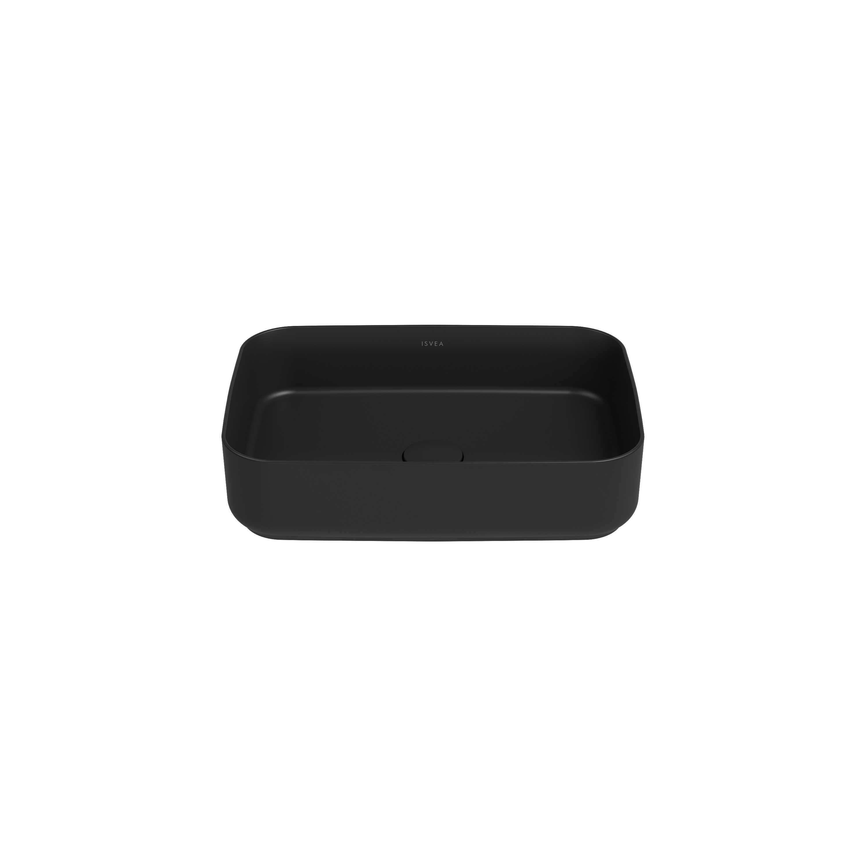 Infinity Countertop Washbasin 50 cm Black