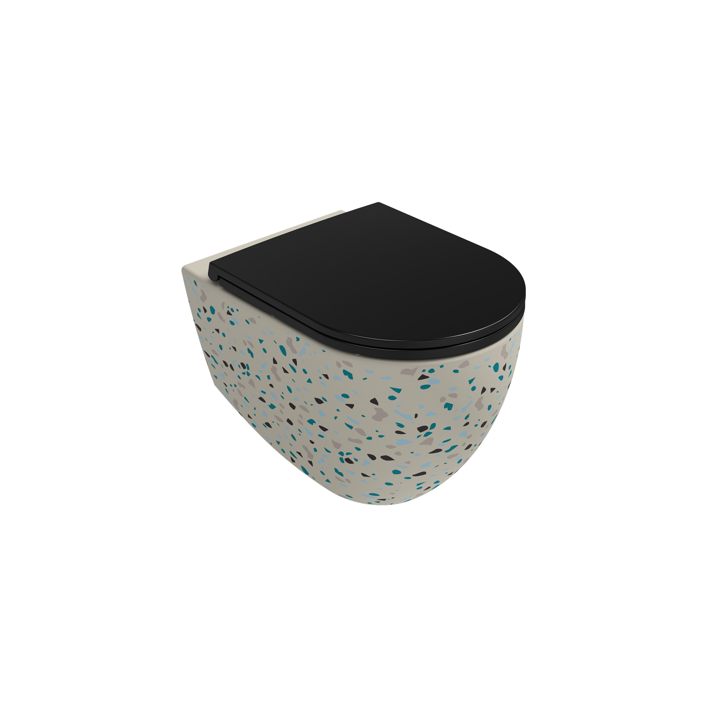 Countertop Washbasin 22’’  Terrazzo Matte White