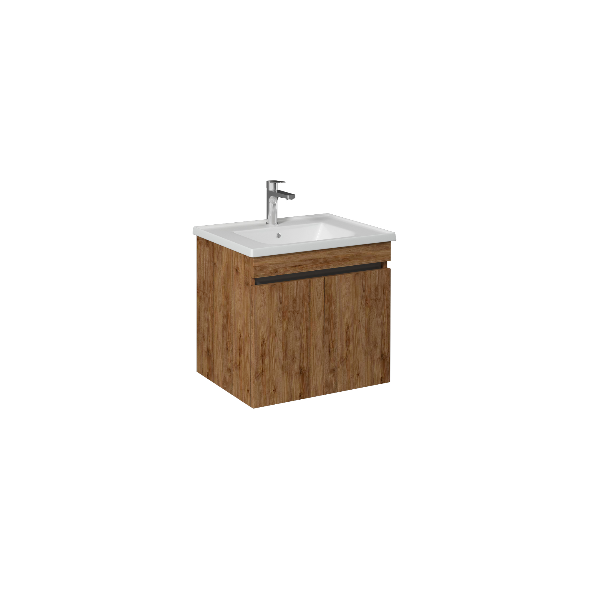 Trio Washbasin Cabinet, Latin Marble 80 cm