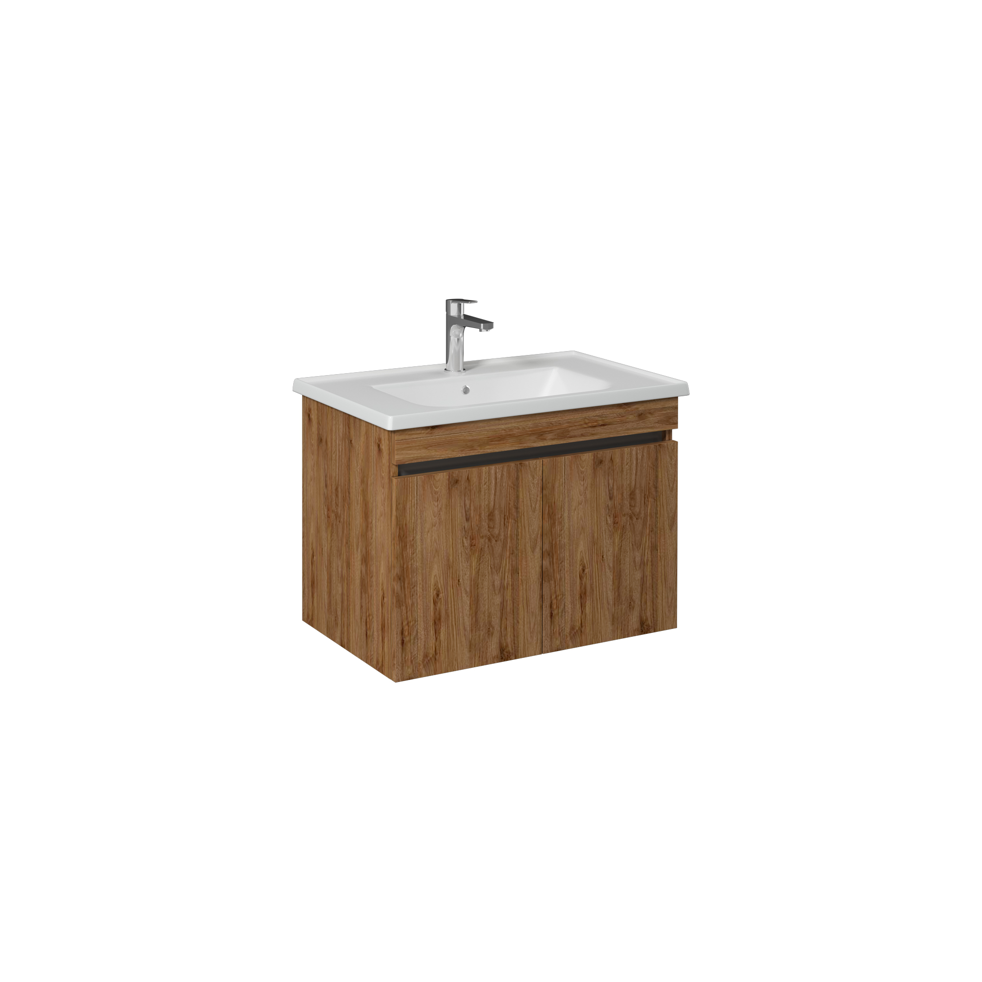 Trio Washbasin Cabinet, Latin Marble 80 cm