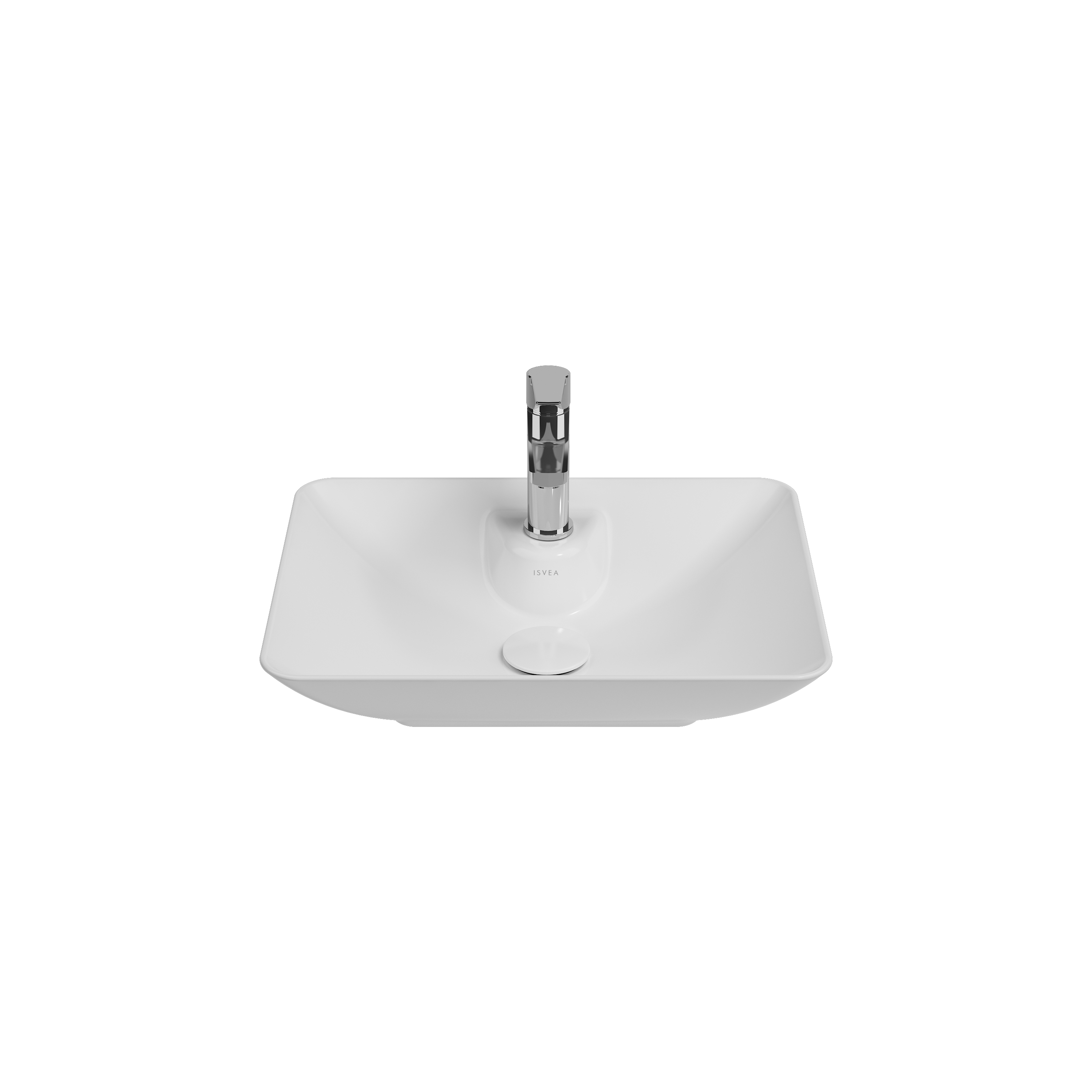 SistemaY Countertop Washbasin, 52 cm