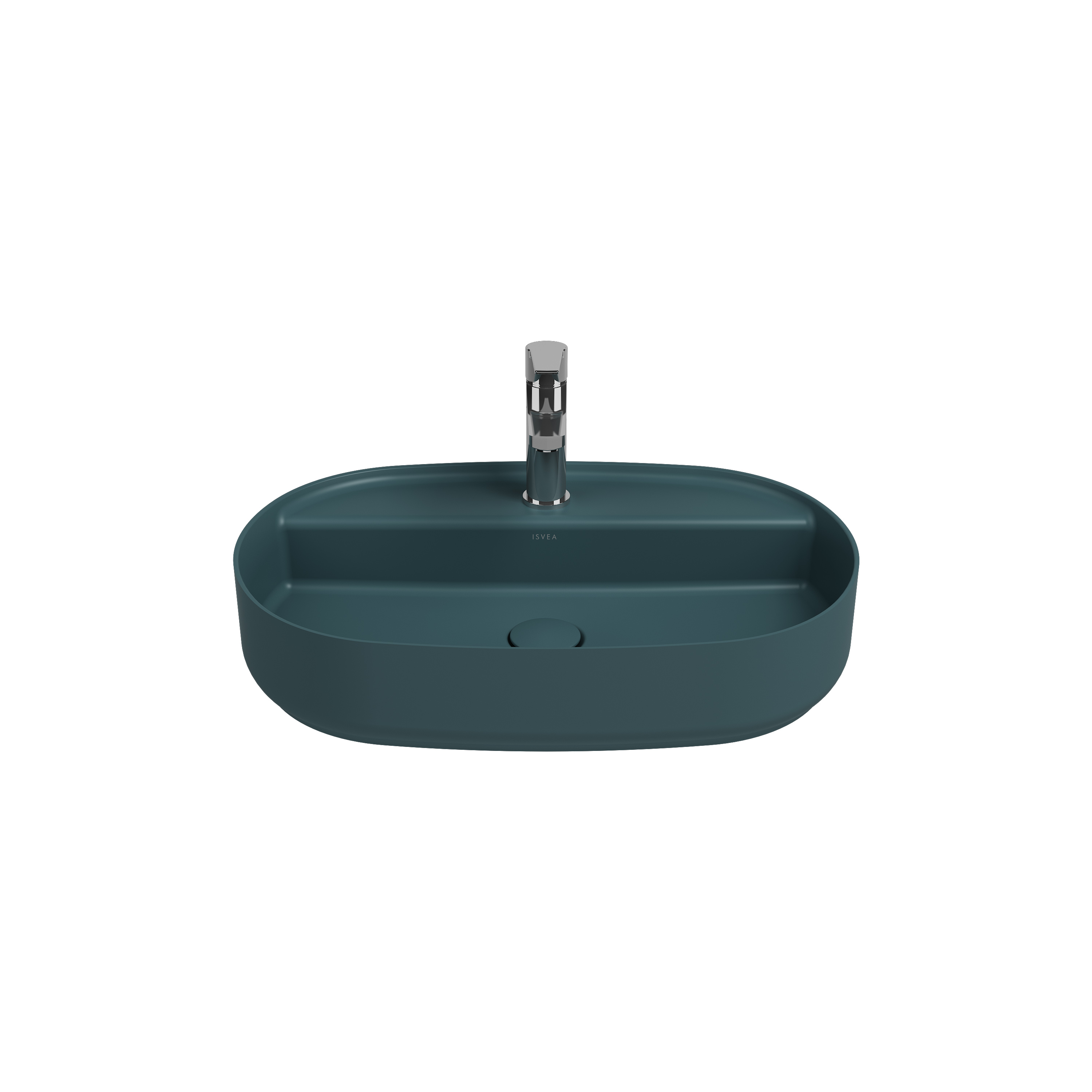 Infinity Countertop Washbasin 22’’ Petrol Green