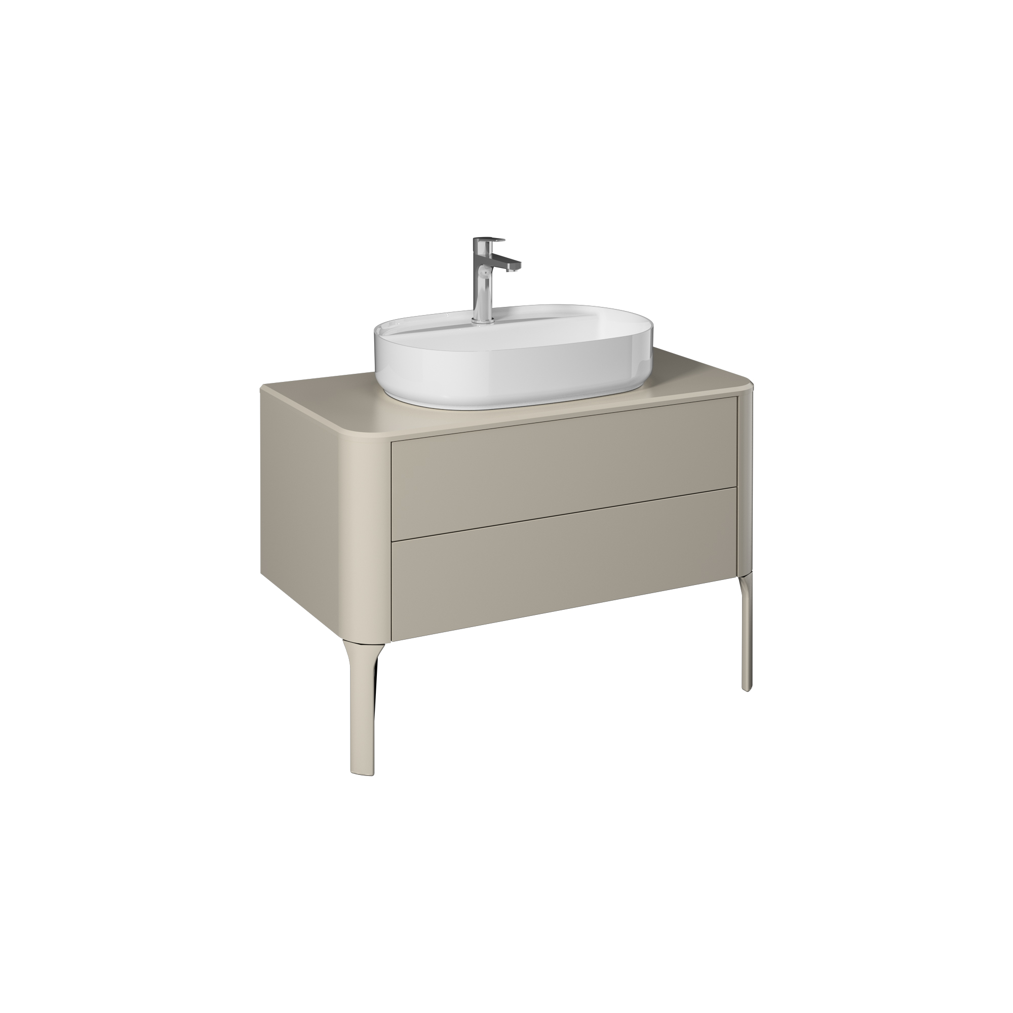 Sogno Washbasin Cabinet, Night Blue 39"