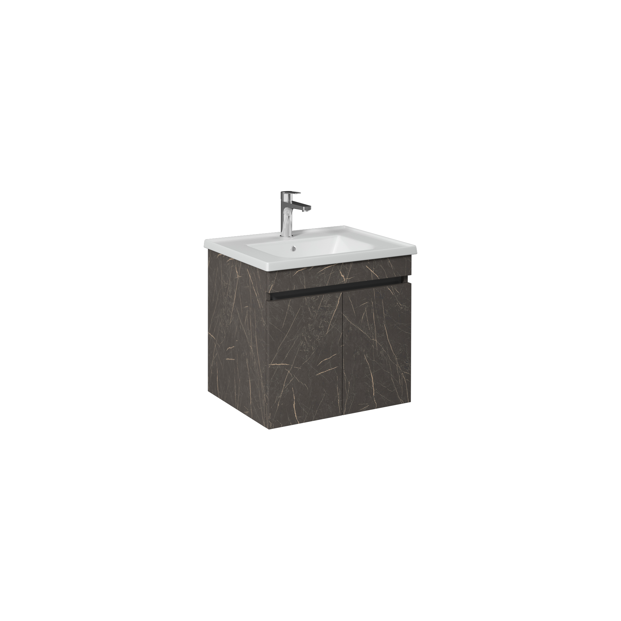 Trio Washbasin Cabinet, Detroit 65 cm