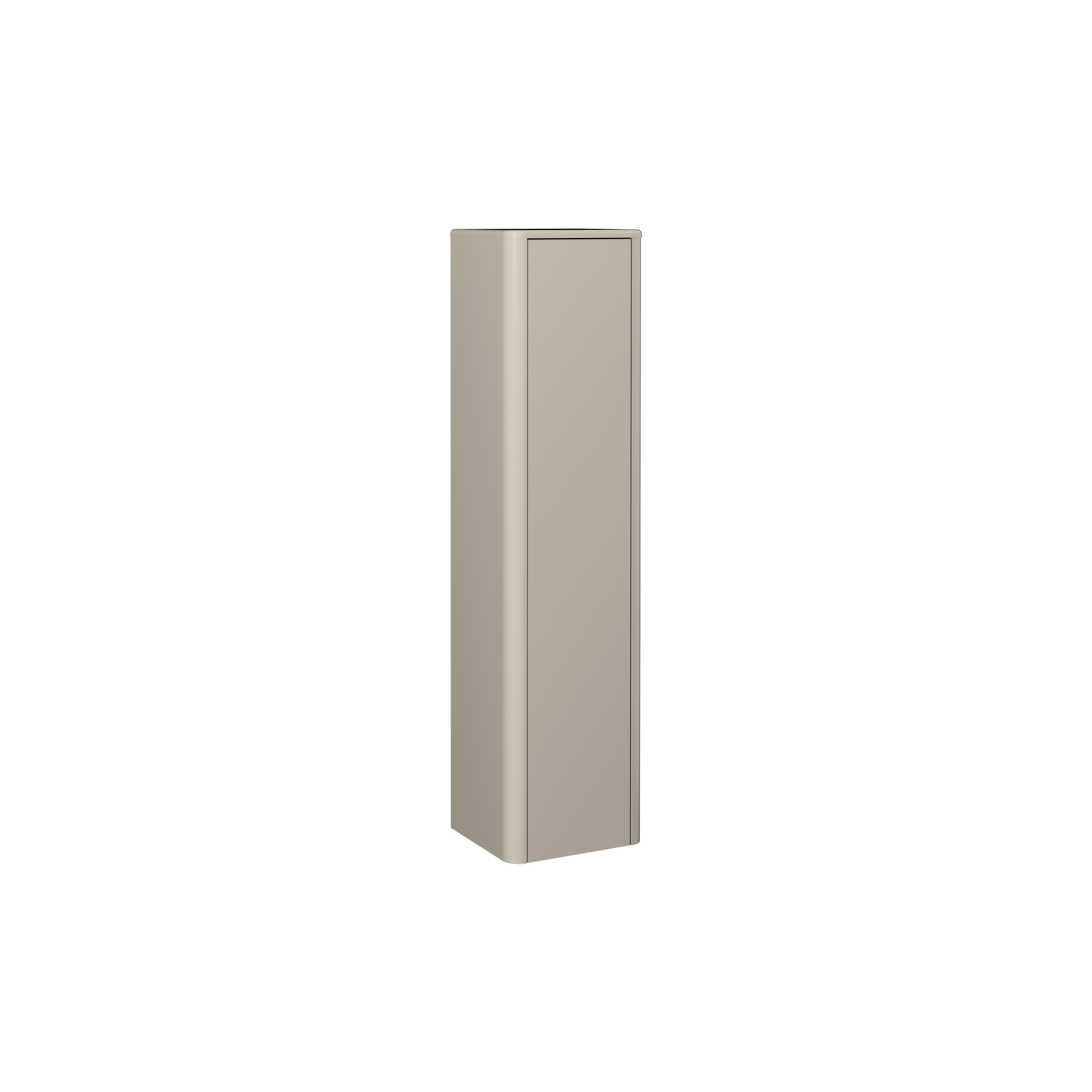 Sogno 16"  Tall Cabinet, Sand Beige Left